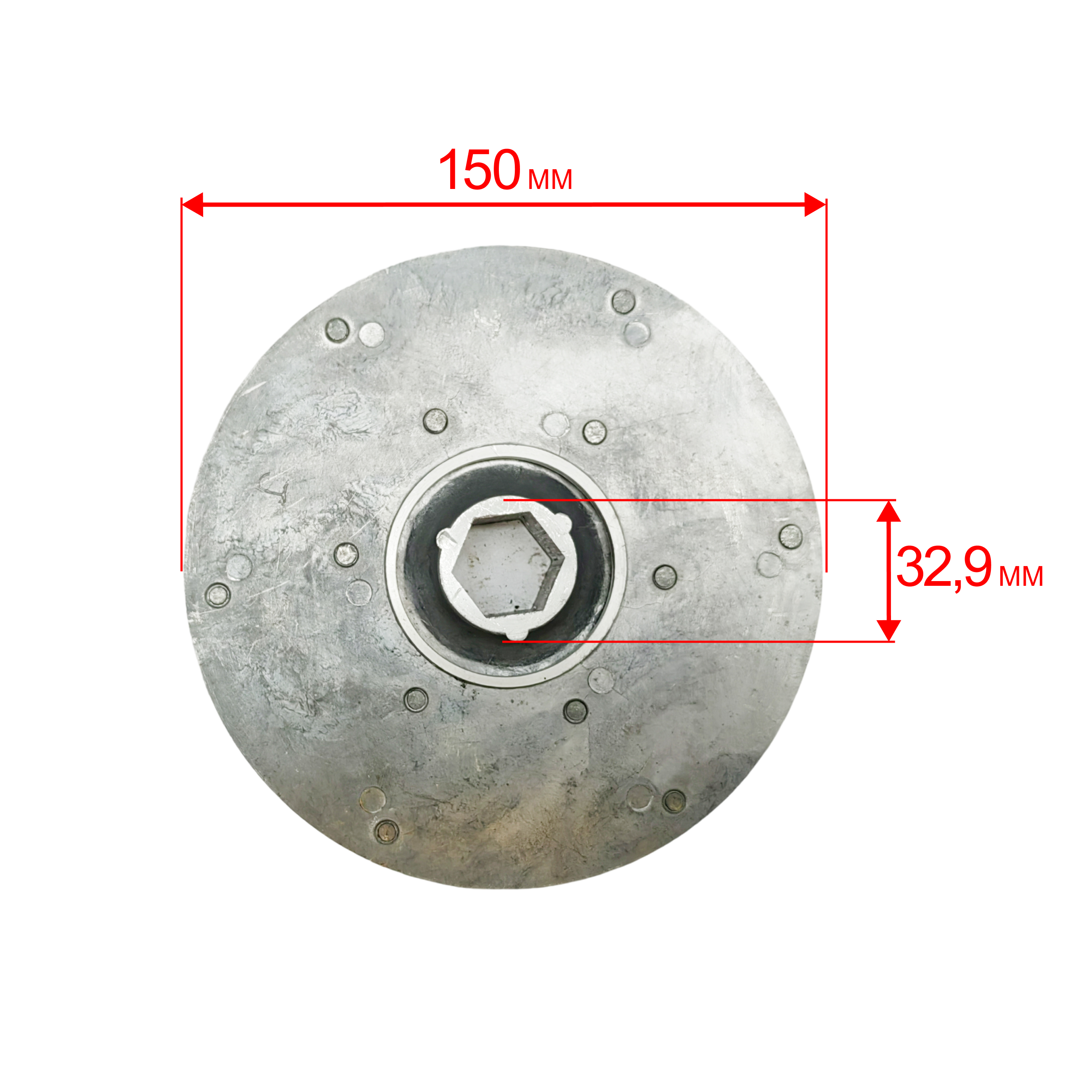 Крыльчатка помпы DDE PH50-80 №2, шт