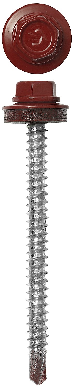 ЗУБР СКД 3003, 38 х 4.8 мм, рубин.-красн., 1600 шт (9,6 кг.), кровельный саморез (4-300310-48-038-3003)