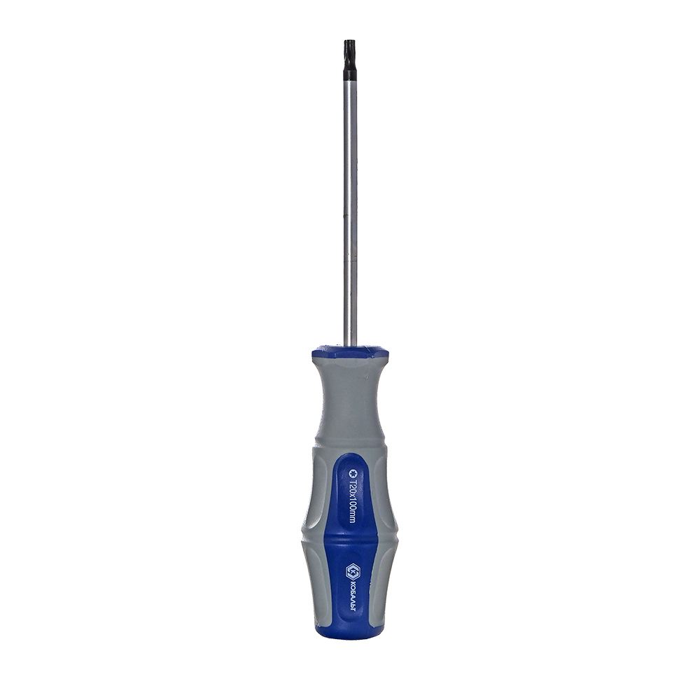 Отвертка с подвесом Torx Tamper-20х100 мм КОБАЛЬТ Ultra Grip CR-V 910-058