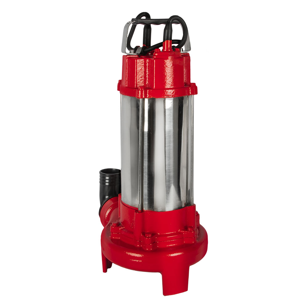 Насос фекальный QUATTRO ELEMENTI Sewage 2500F Ci-Cut (2500 Вт, 30000 л/ч, грязевой, 17 м, 21 кг, чугун, с НОЖОМ) ПРОФ, шт