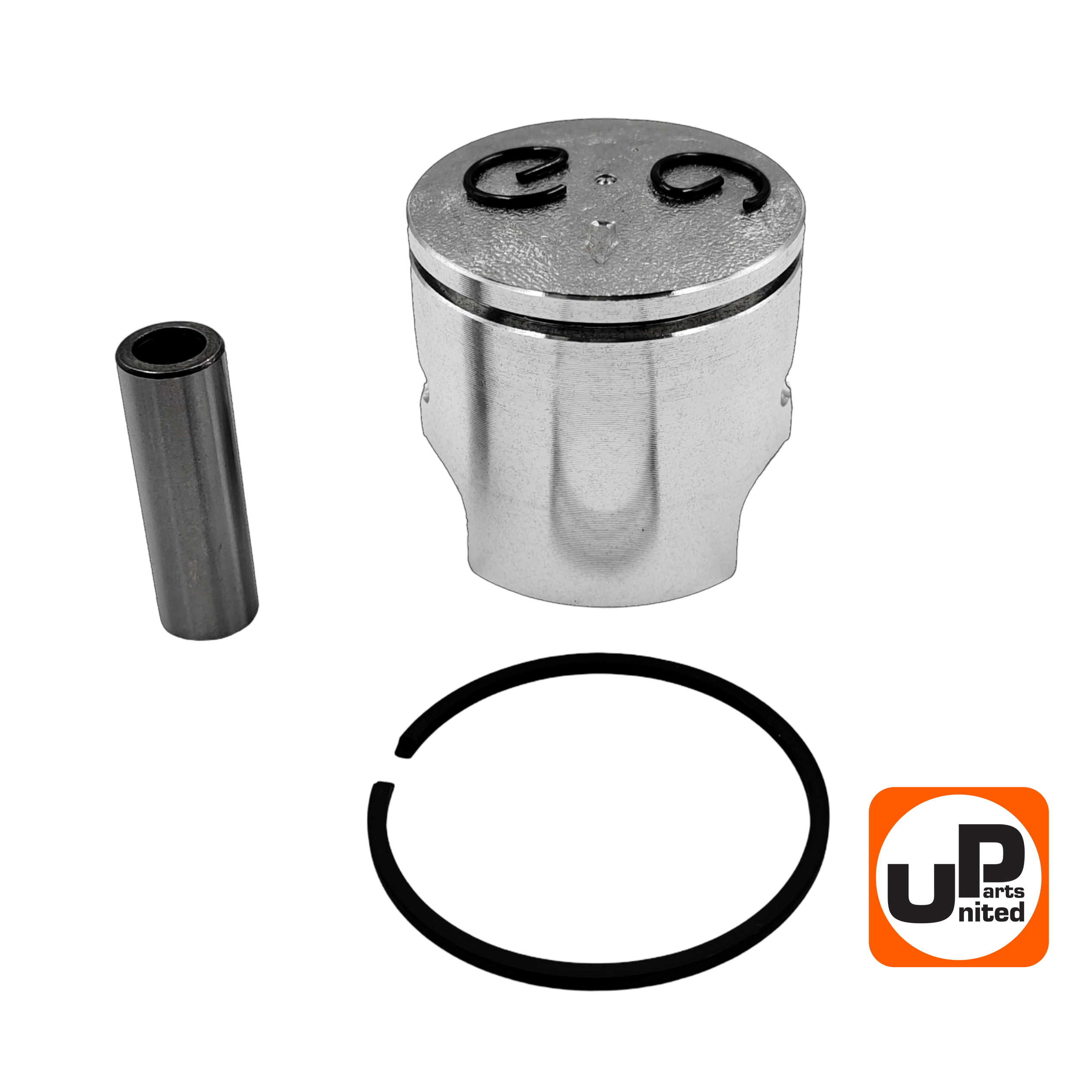 Поршень в сборе UNITED PARTS для бензопил 38 куб.см. Ø39мм (3800), шт