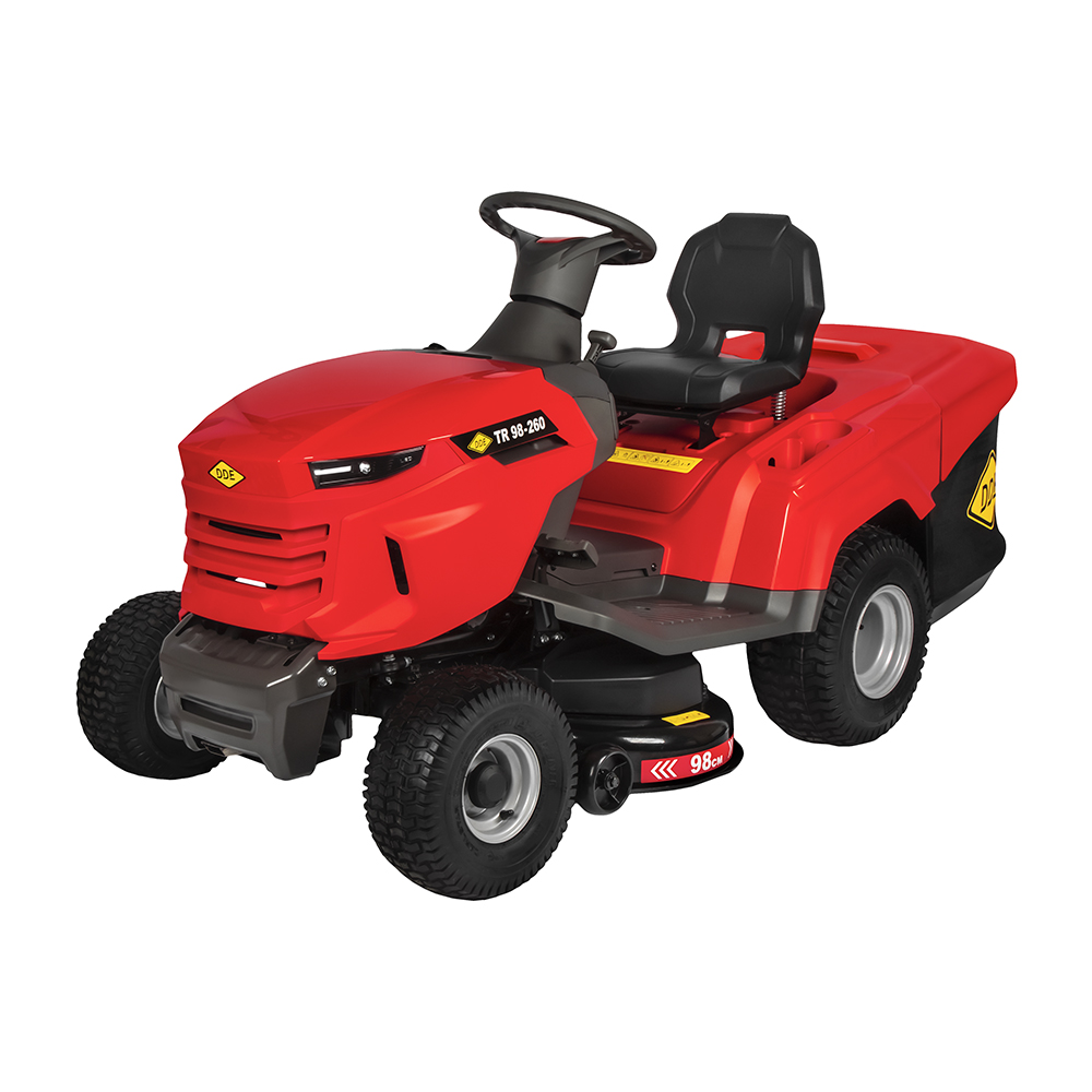 Трактор садовый DDE  TR 98 - 260 (15 л.с., 98 см, 25-110 мм, сборник 260 л), шт