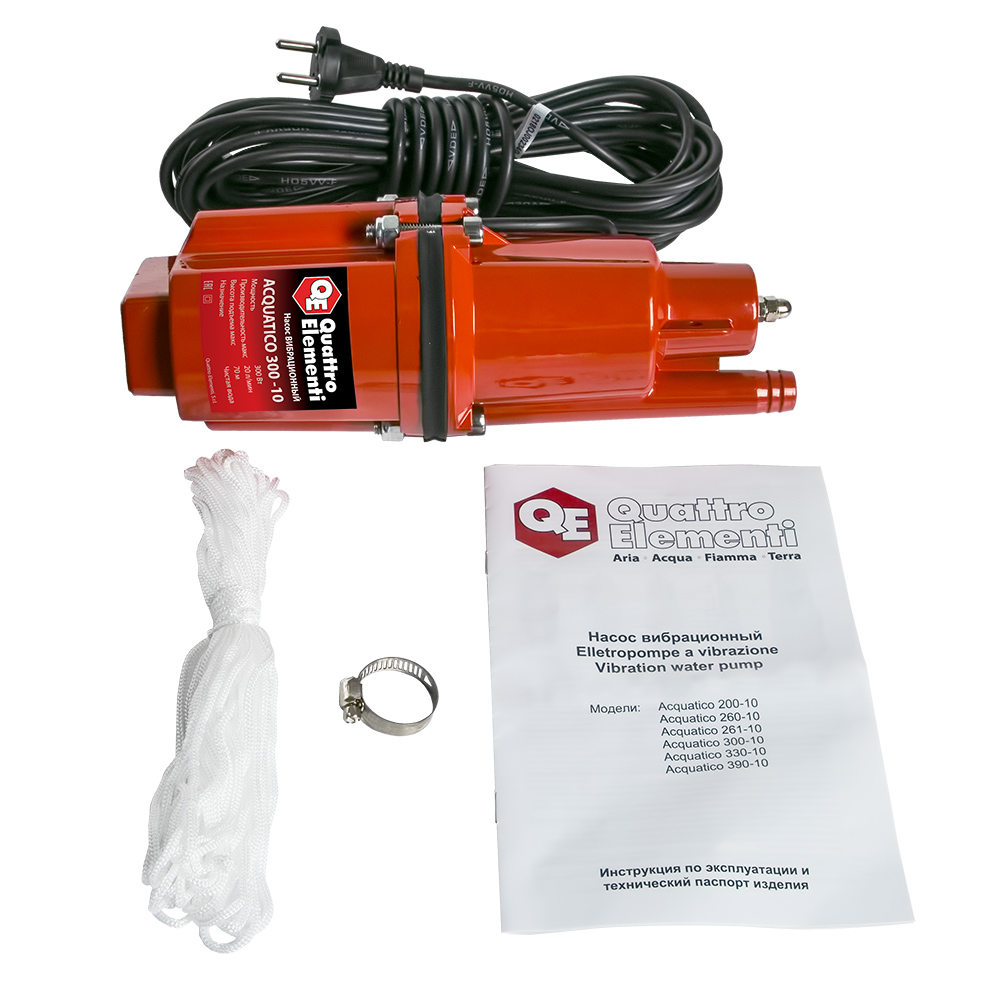 Вибрационный насос QUATTRO ELEMENTI Acquatico 300-10 910-348