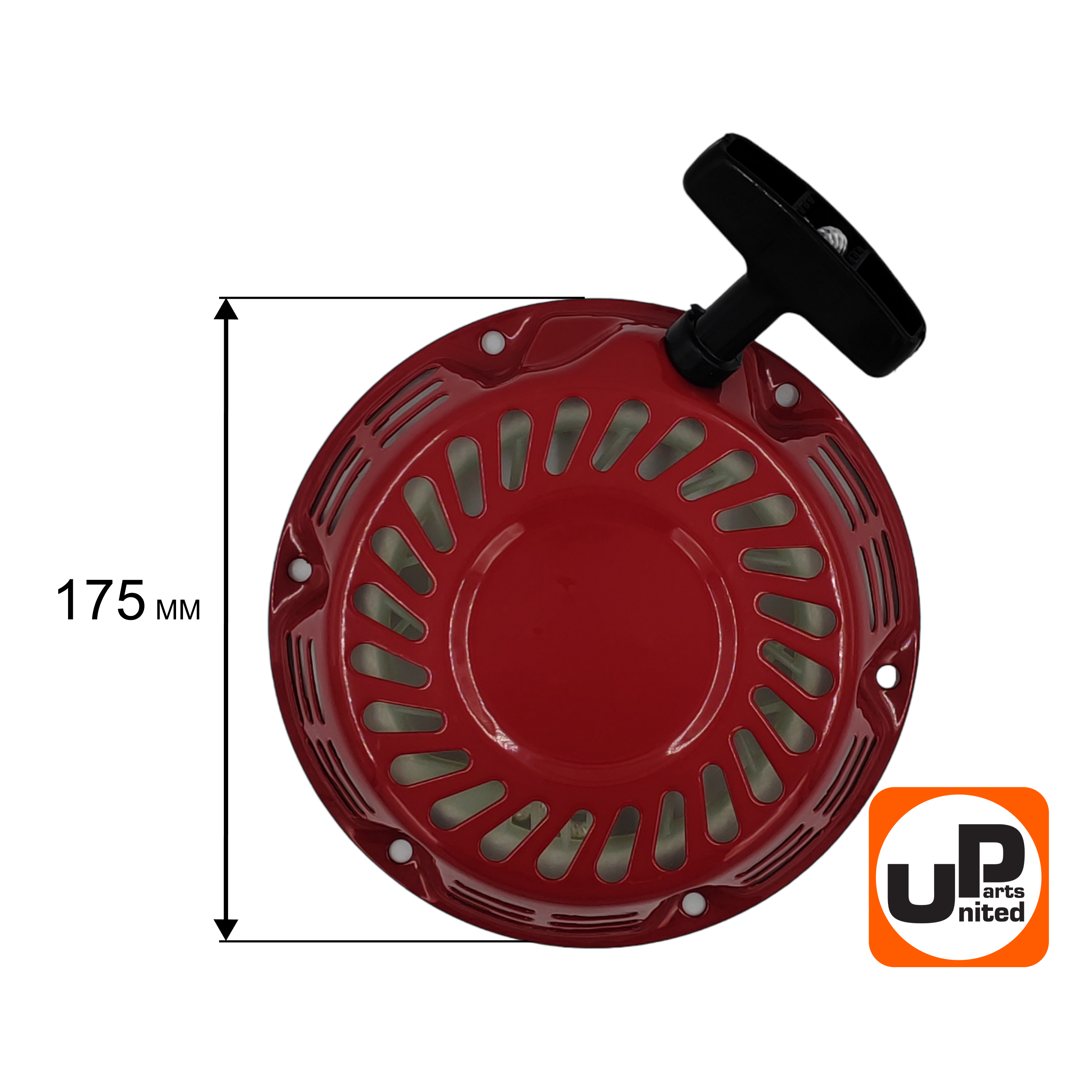 Стартер ручной UNITED PARTS для 168/170F, GX160/GX200, плоские метал. собачки, шт