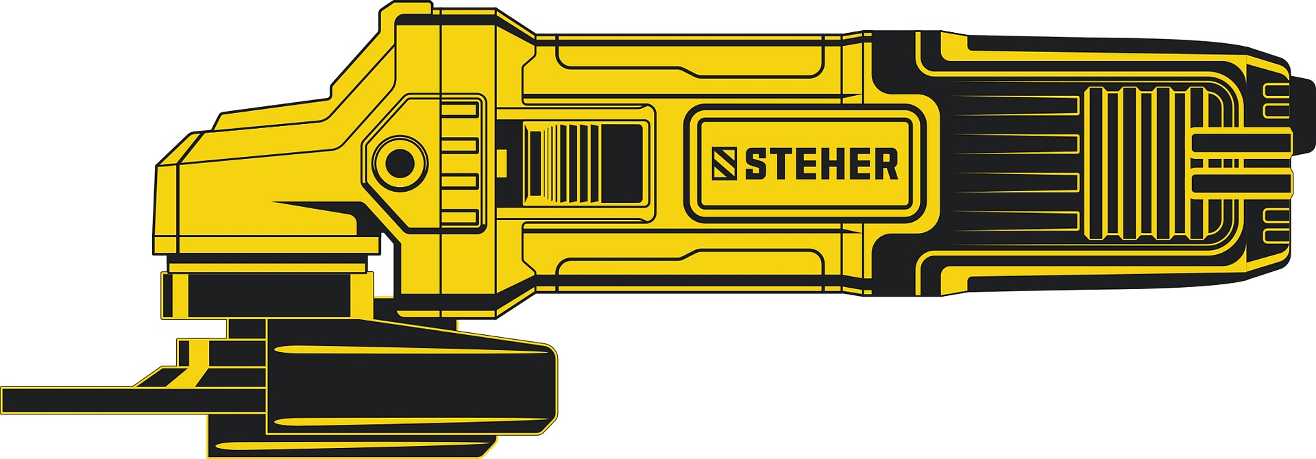 STEHER d 125 мм, 1100 Вт, УШМ c регулировкой оборотов (AGS-125-1100 ET)