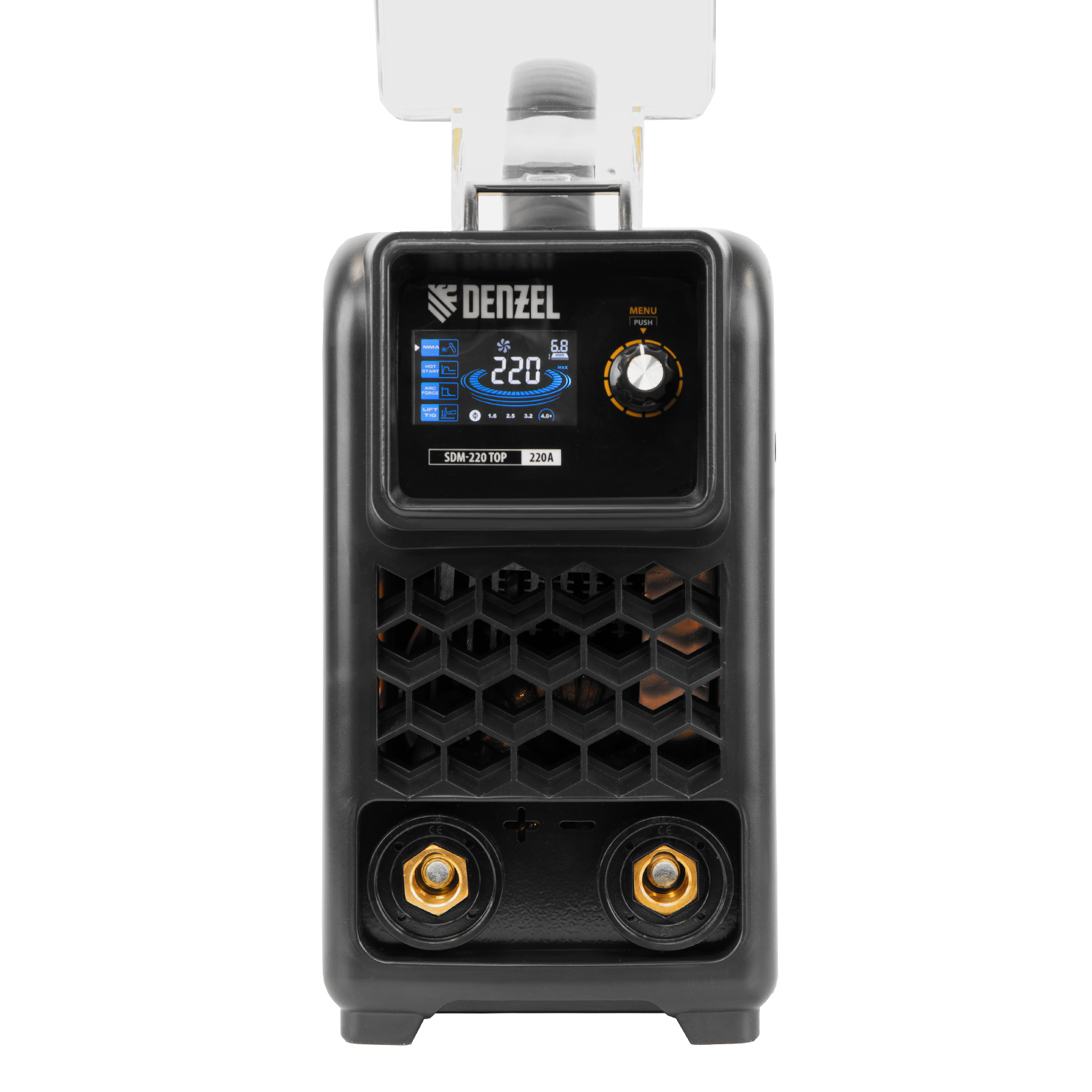 Аппарат инвертор. дуговой сварки SDM-220 Top, 220 А, ПВ 60% Denzel