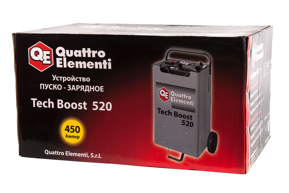Пуско-зарядное устройство QUATTRO ELEMENTI Tech Boost 520 