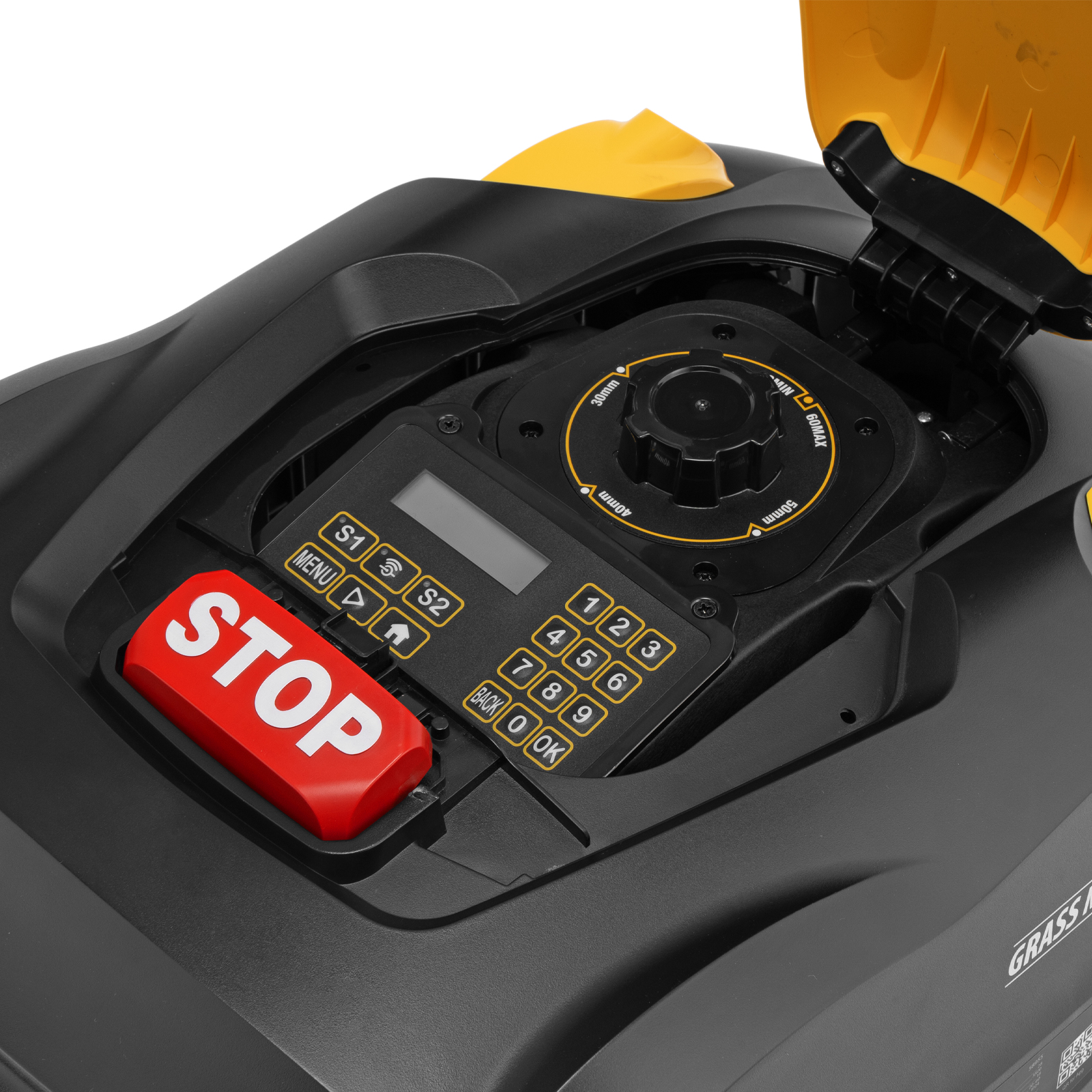 Робот-газонокосилка Grass Master 1000  1000м², 3Ач, 28V, LCD дисплей, Denzel