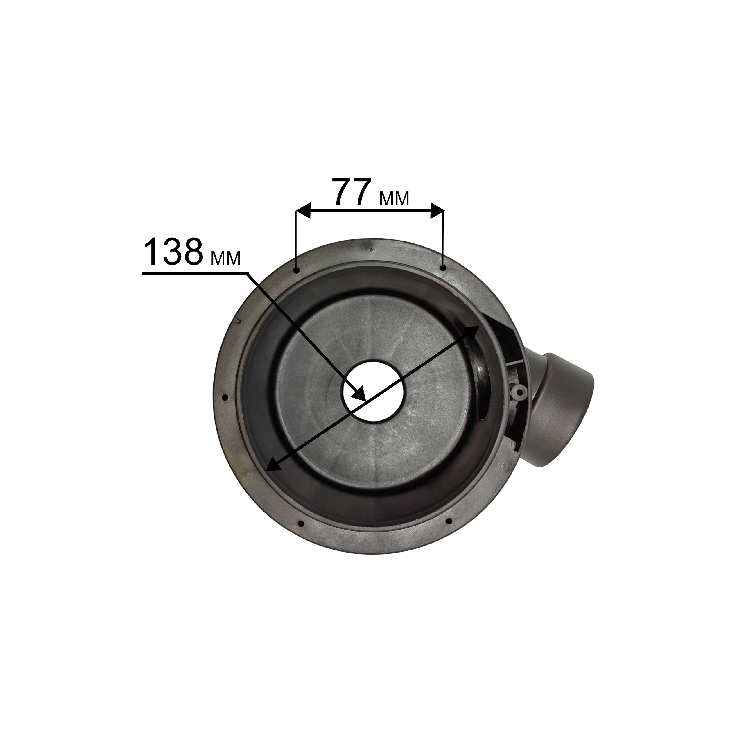 Корпус насоса водяного QUATTRO ELEMENTI D1000F / D1300F Grande (241-819-040), шт