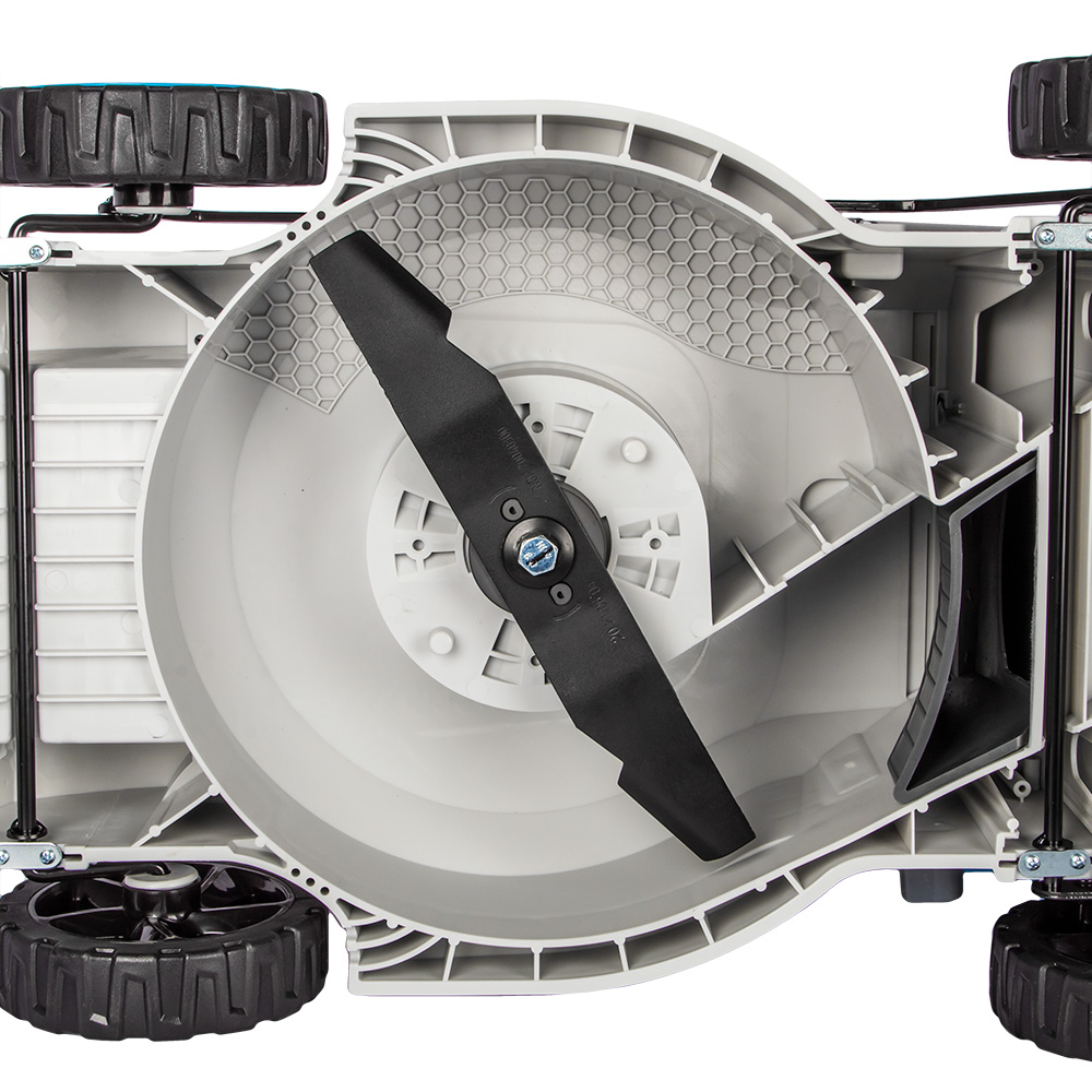 Газонокосилка аккумуляторная DDE BlueTech LMB 3340 (ширина 33 см, высота 25 - 70 мм, сборник, без ЗУ и АКБ), шт