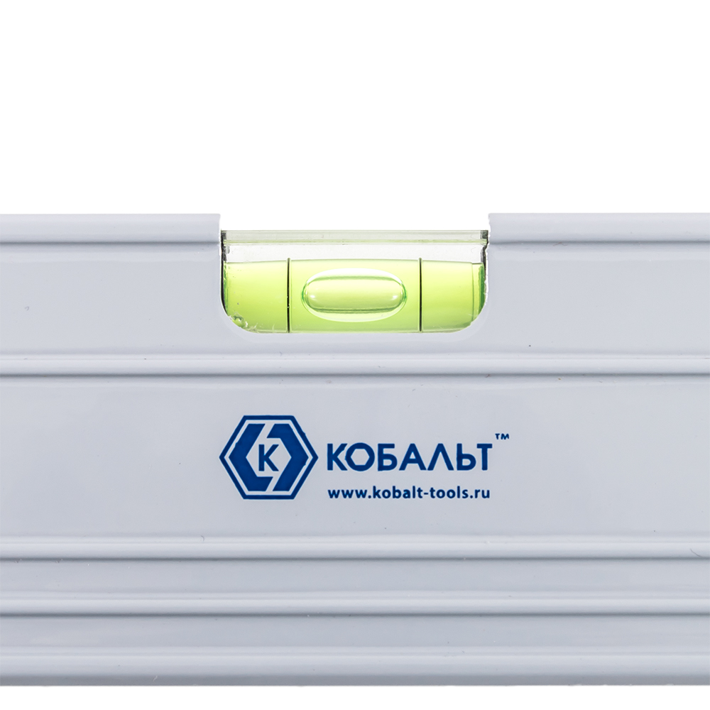 Уровень строительный КОБАЛЬТ Экстра, 1500 мм, профиль 23 x 59 мм, 3 глазка, точность 0,5 мм/м