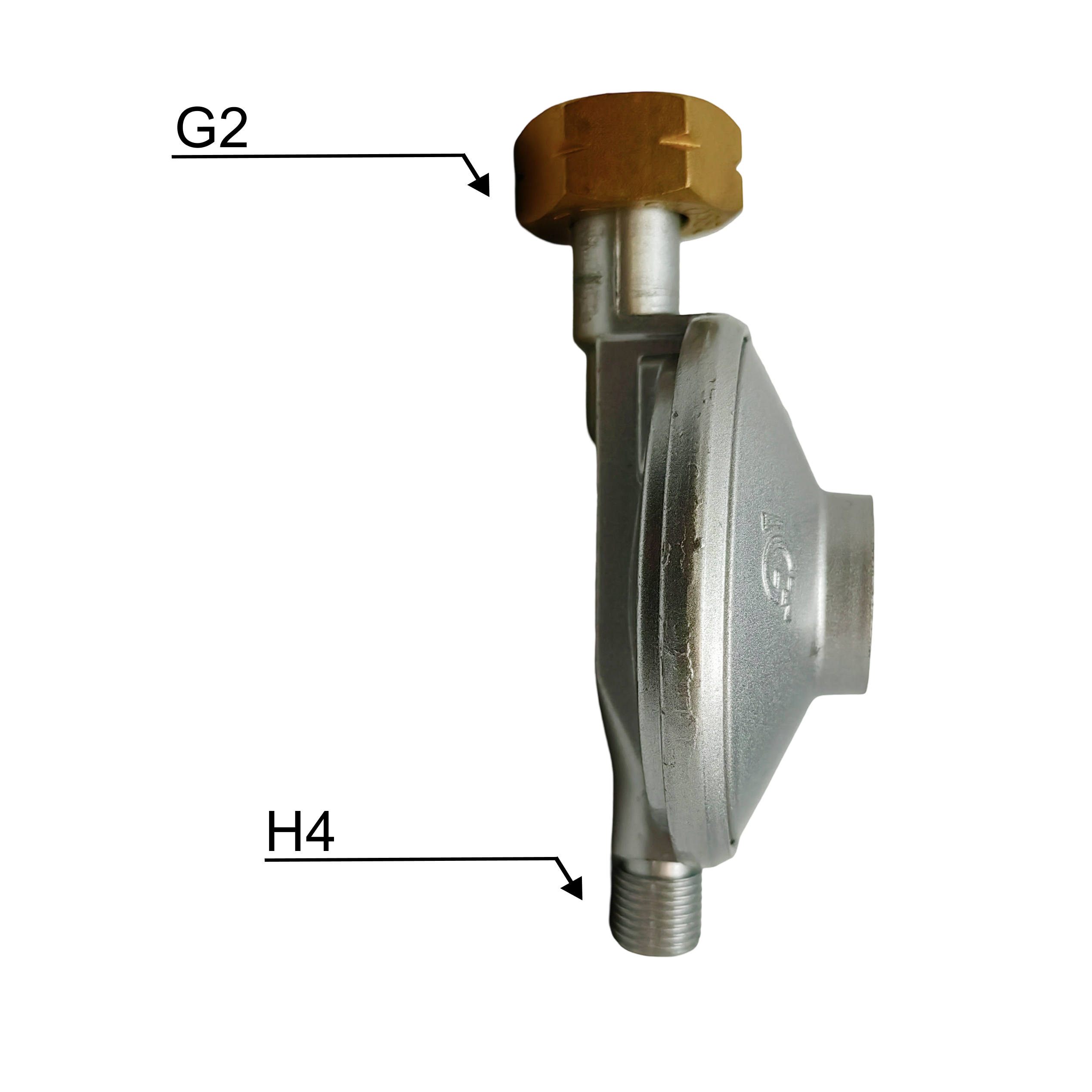 Редуктор газового балона QUATTRO ELEMENTI QE35GA 0,03 bar (GTK-10030), шт