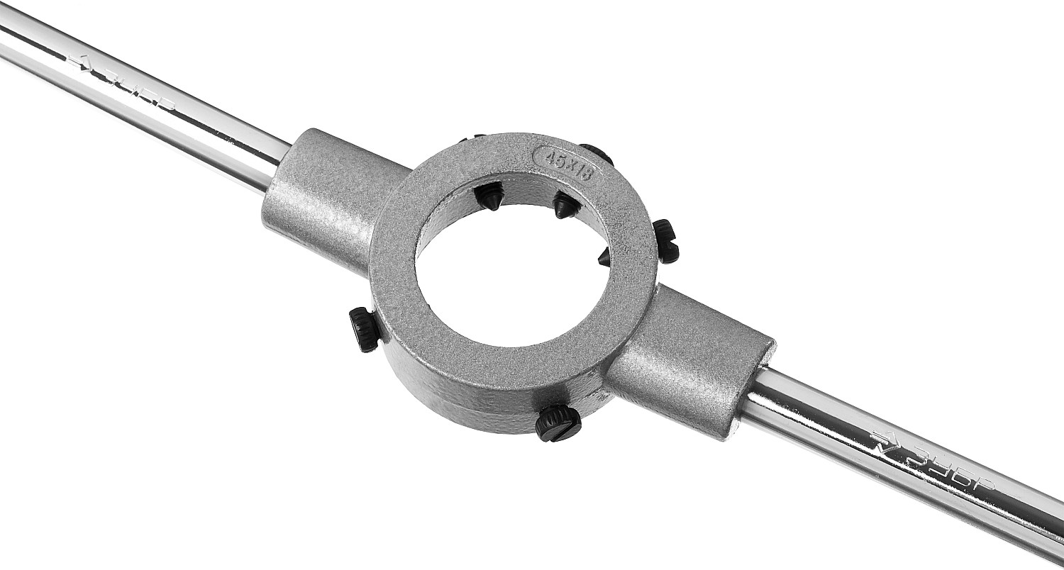 ЗУБР для M16-M20, G1/2, 45мм, плашкодержатель со стопорными (28143-45)