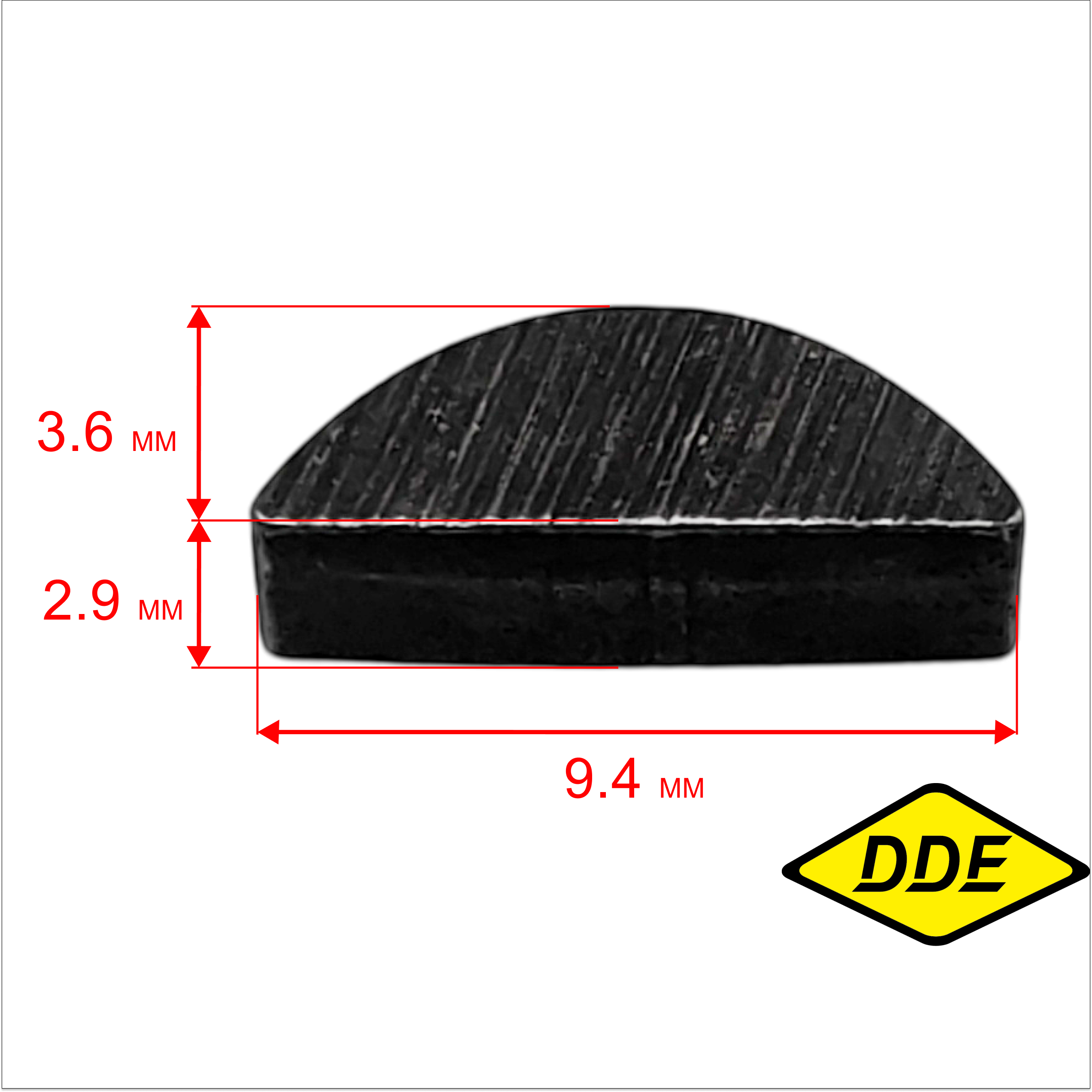 Шпонка маховика DDE 3х10х3,7мм, CS4518, шт