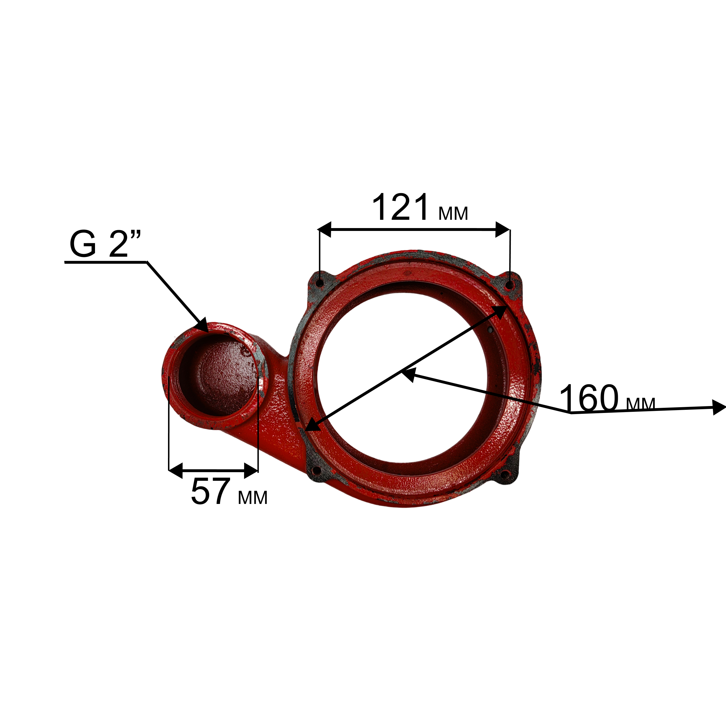 Корпус насоса водяного QUATTRO ELEMENTI Sewage 1500F Ci, шт