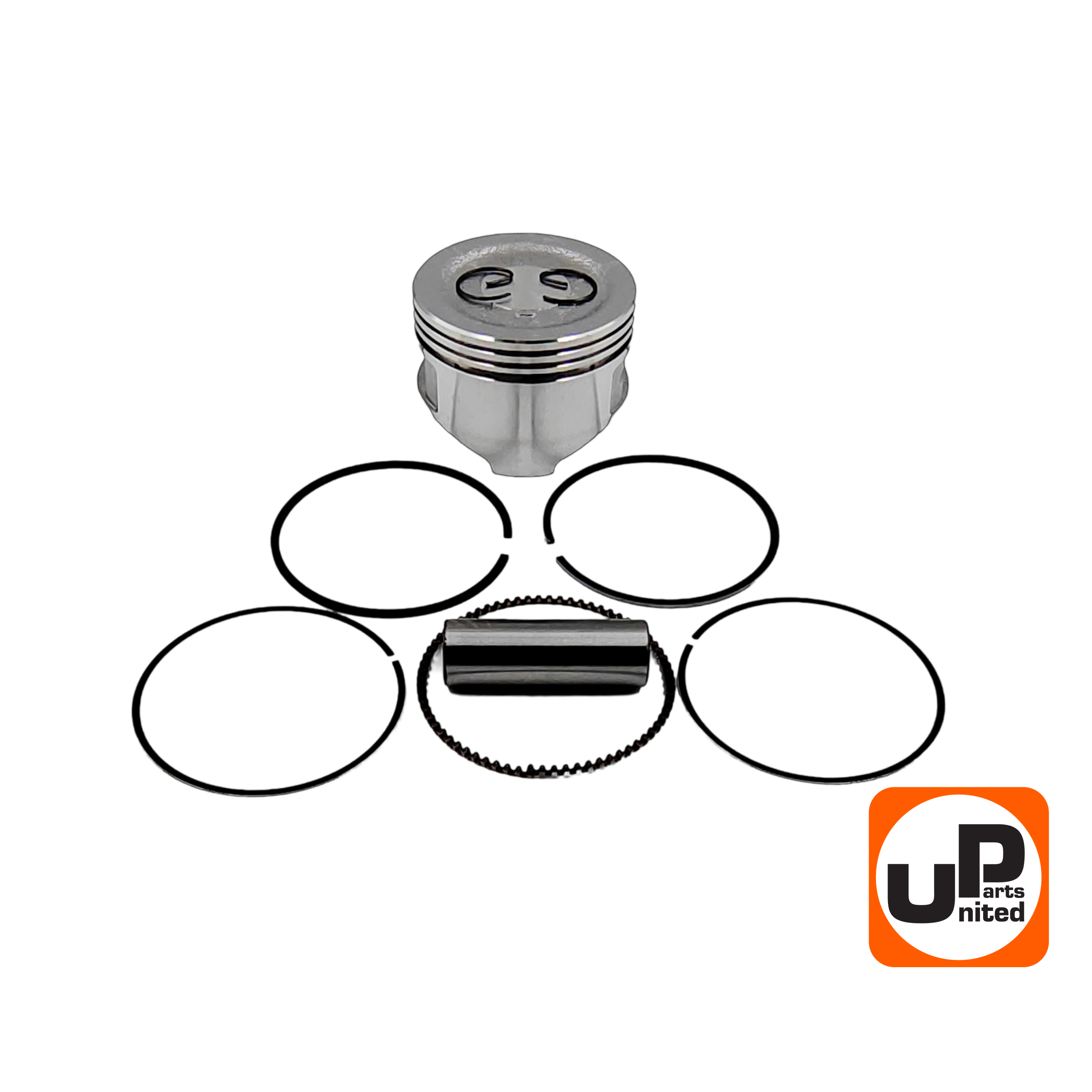 Поршень в сборе UNITED PARTS 170F Ø70мм (кольцо 1,5мм), шт