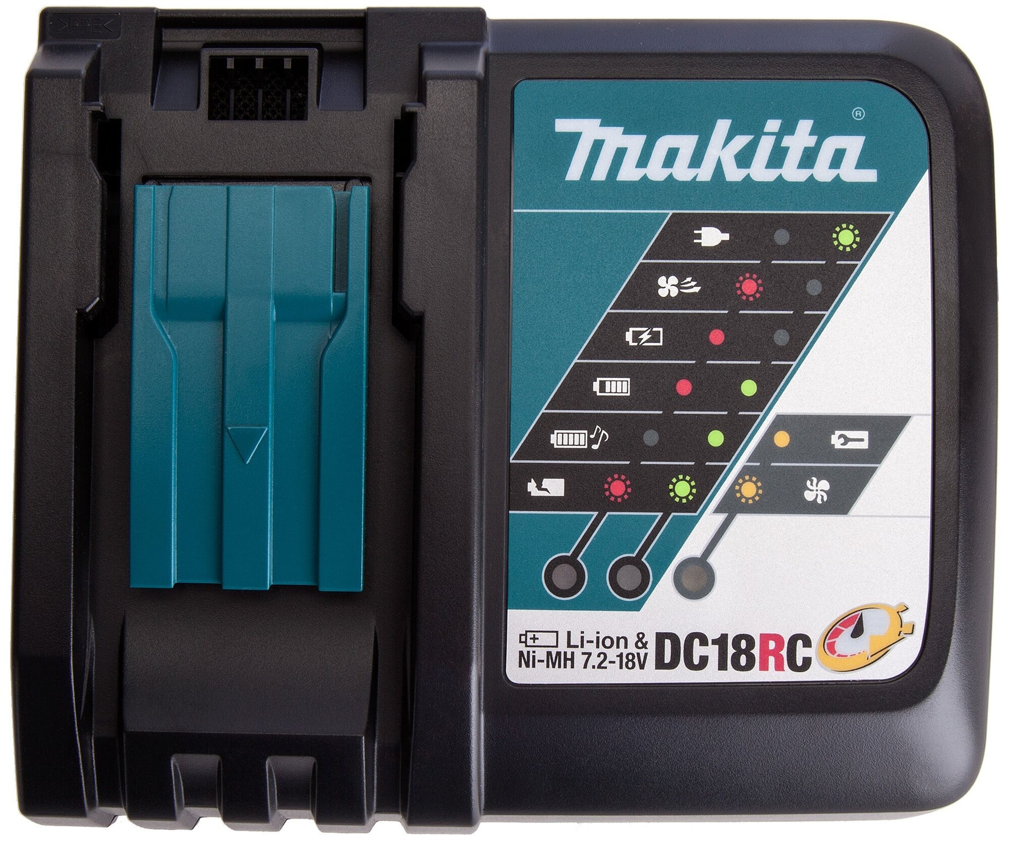 Зарядное устройство MAKITA DC18RC быстрое (LXT 18В), полиэт. пакет, шт