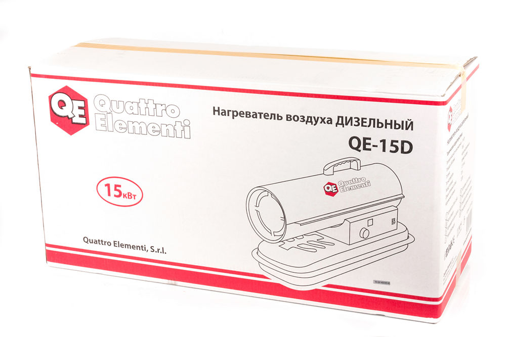 Нагреватель воздуха дизельный прямого нагрева QUATTRO ELEMENTI QE- 15D