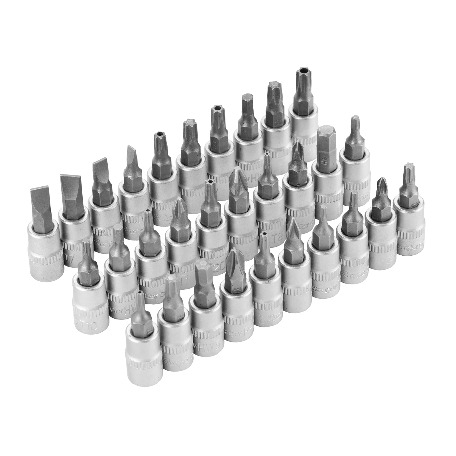 Набор инструментов, 1/2", 3/8", 1/4", пластиковый кейс 215 предметов MTX