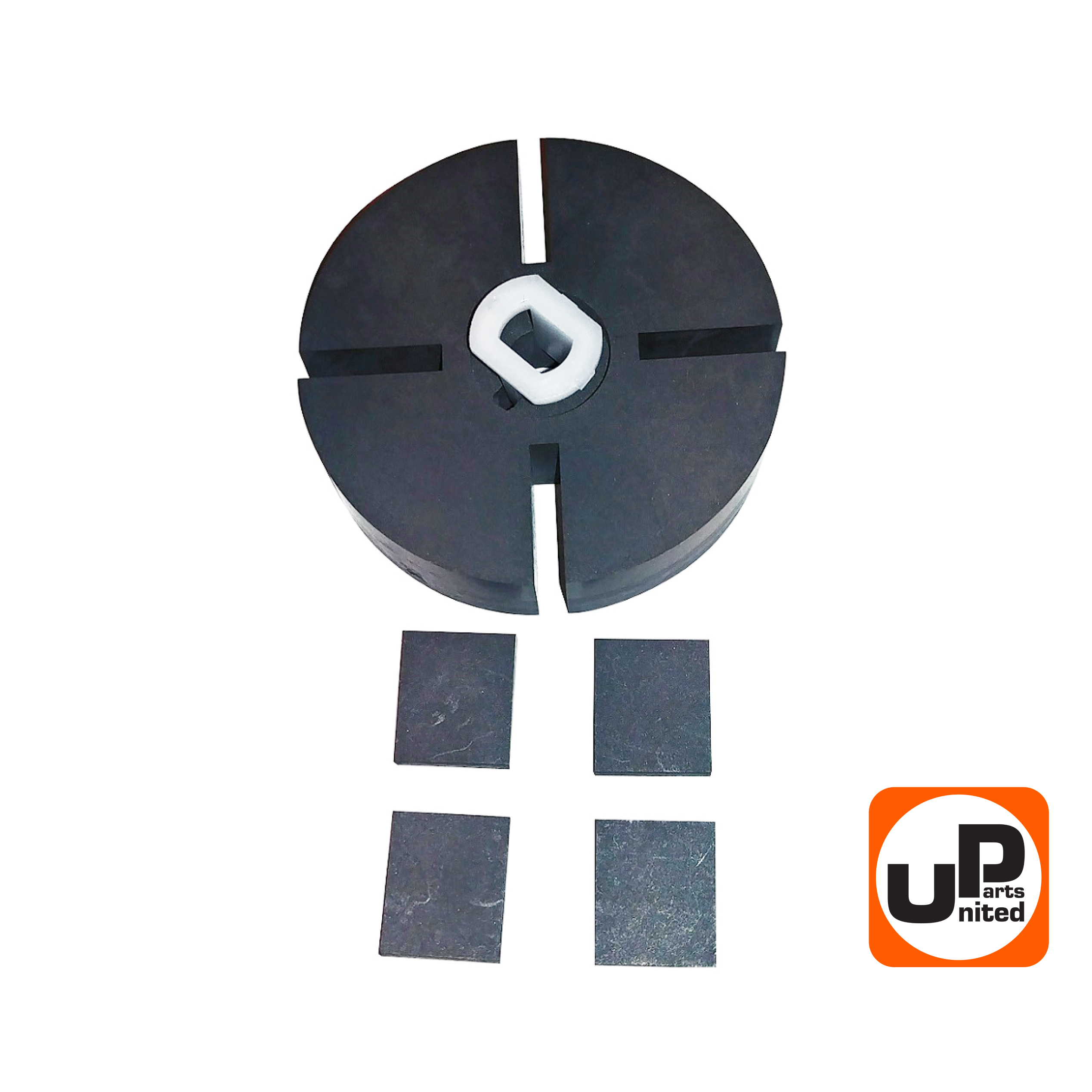 Ротор насоса в сборе UNITED PARTS для дизельных пушек 70кВт, Ø53,8×15,8мм (TK8-007-027, Корея), шт