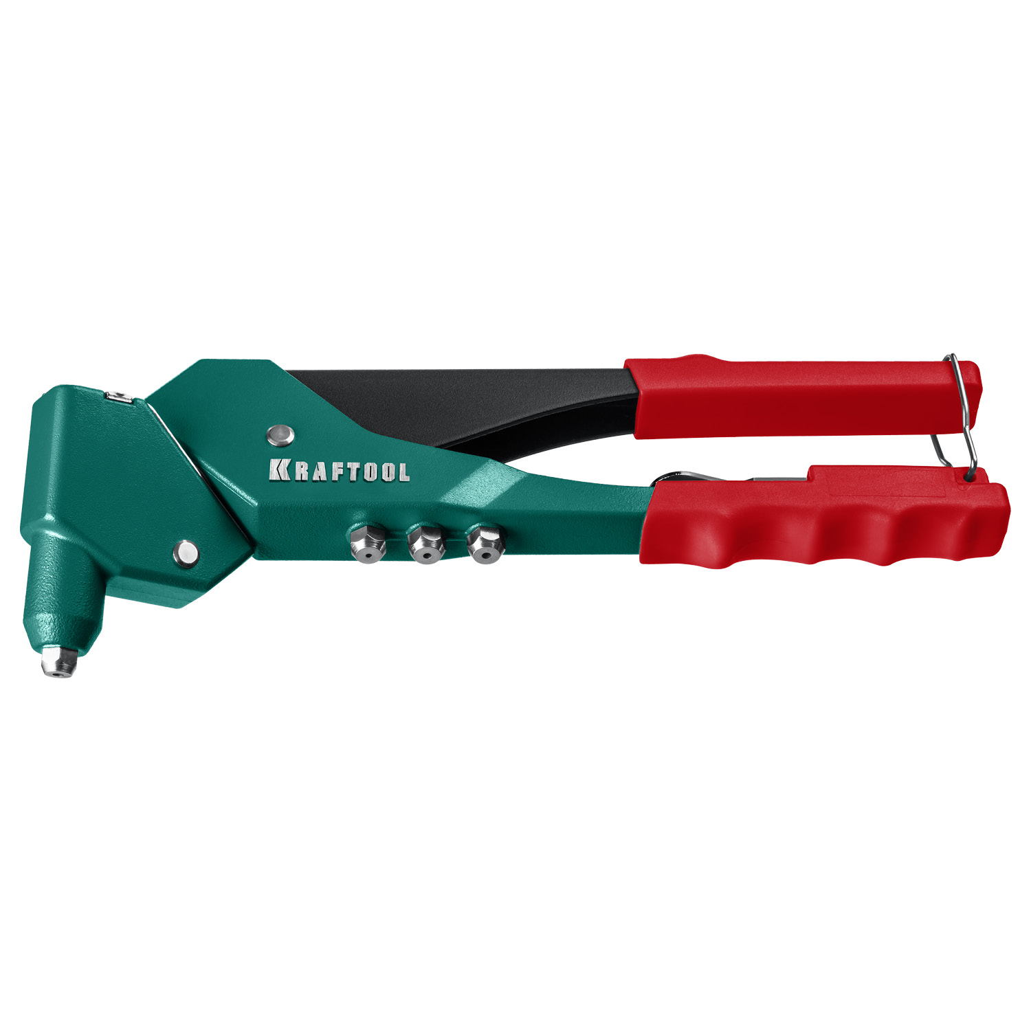 KRAFTOOL RX-7, 360°, 2.4 - 4.8 мм, 280 мм, литой поворотный заклепочник в кейсе (31176-H6)