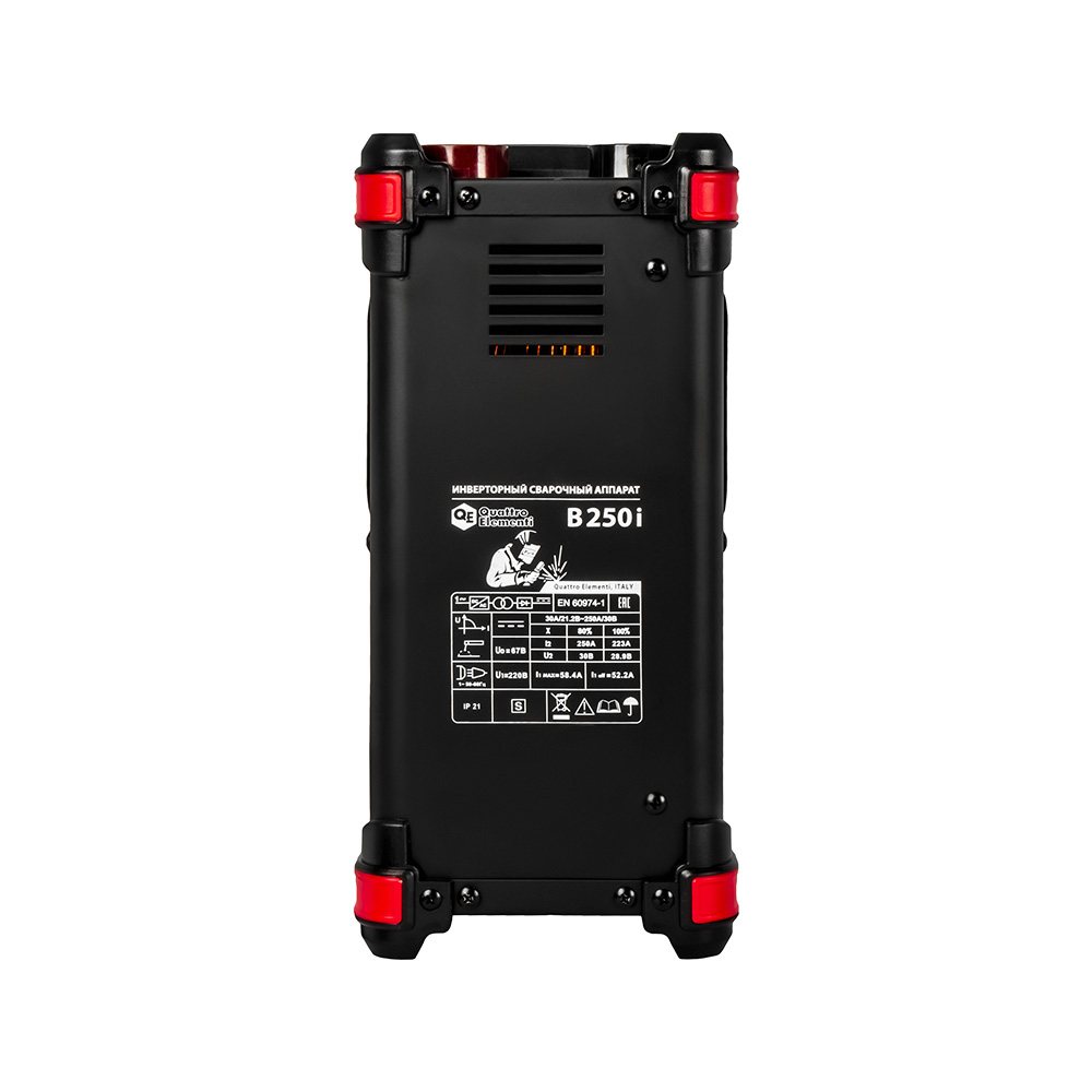 Аппарат электродной сварки QUATTRO ELEMENTI B 250i (250 А, электроды до 5.0 мм, LED дисплей, TIG-Lift) (922-654), шт