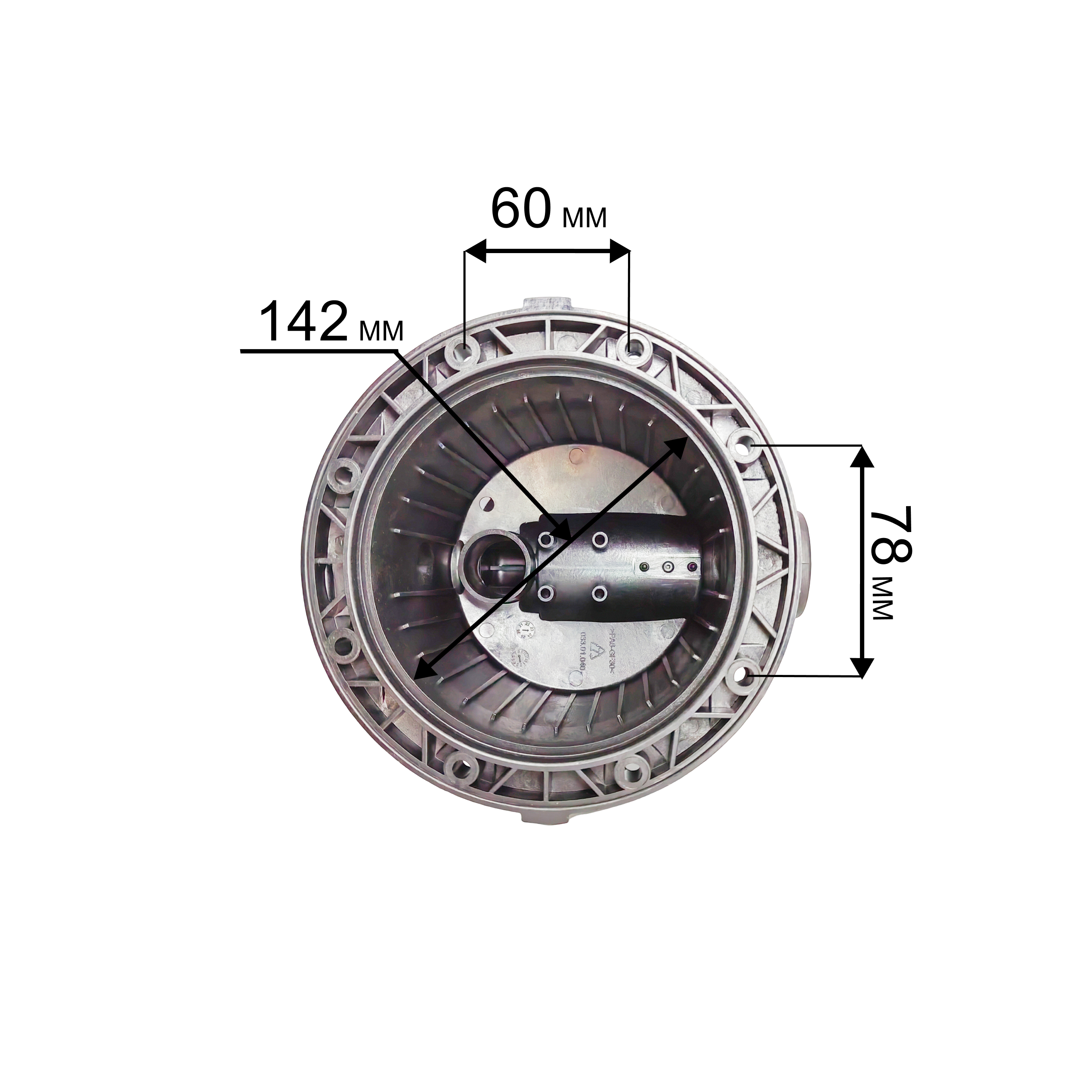 Корпус насоса водяного QUATTRO ELEMENTI A700EL (241-826-015), шт