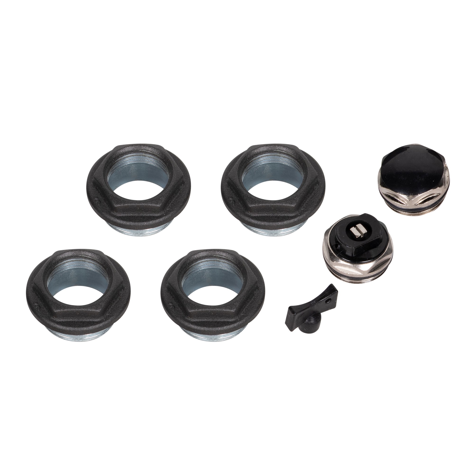 Комплект монтажный Royal Thermo 1”х 3/4" черный