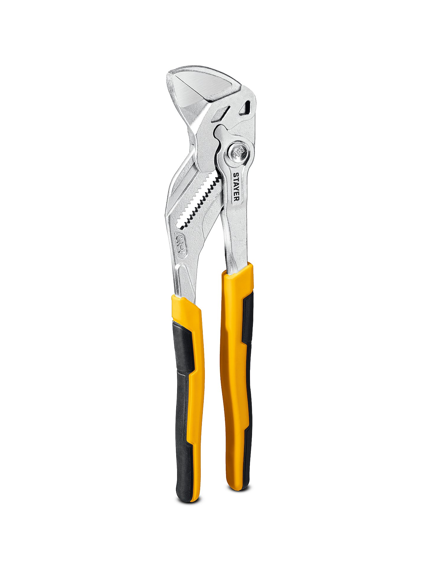 STAYER PlierWrench 180 мм, захват 40 мм, переставные клещи-гаечный ключ (22401)
