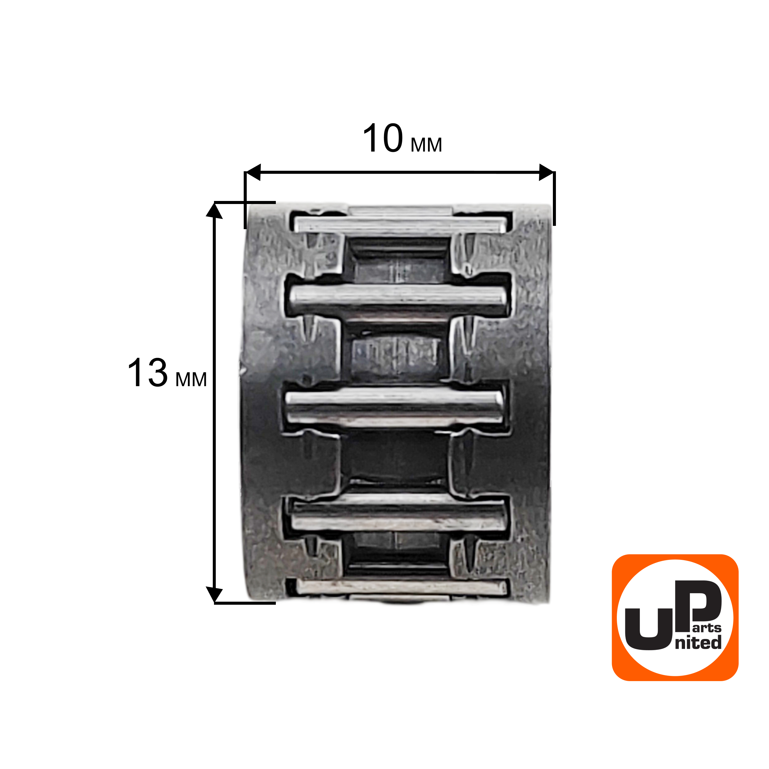 Подшипник игольчатый UNITED PARTS 10x13x10 чашки сц.STIHL 017-MS360 PRT351 9512-003-2260 (90-1157), шт