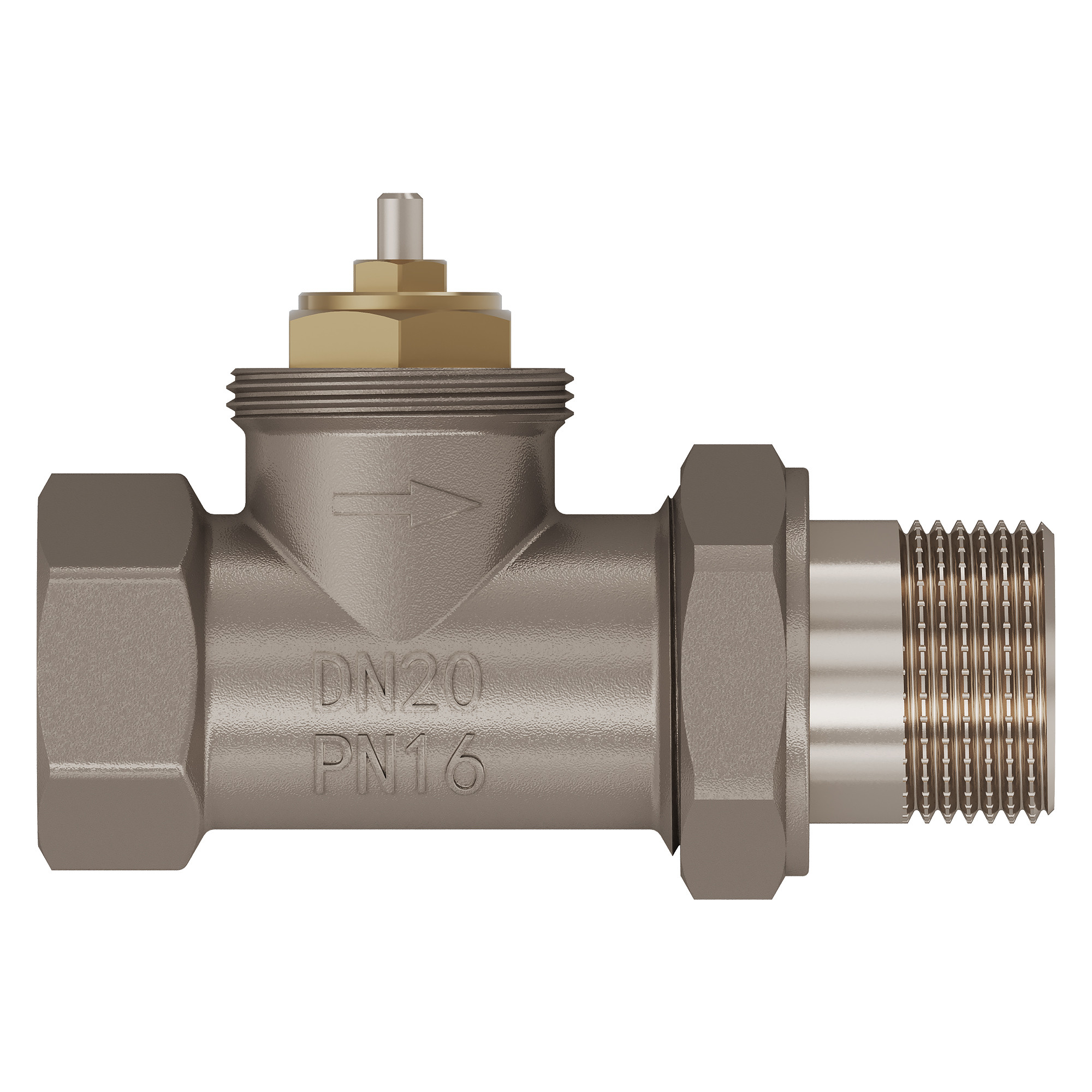 Клапан термостатический прямой Royal Thermo 3/4" М30х1,5