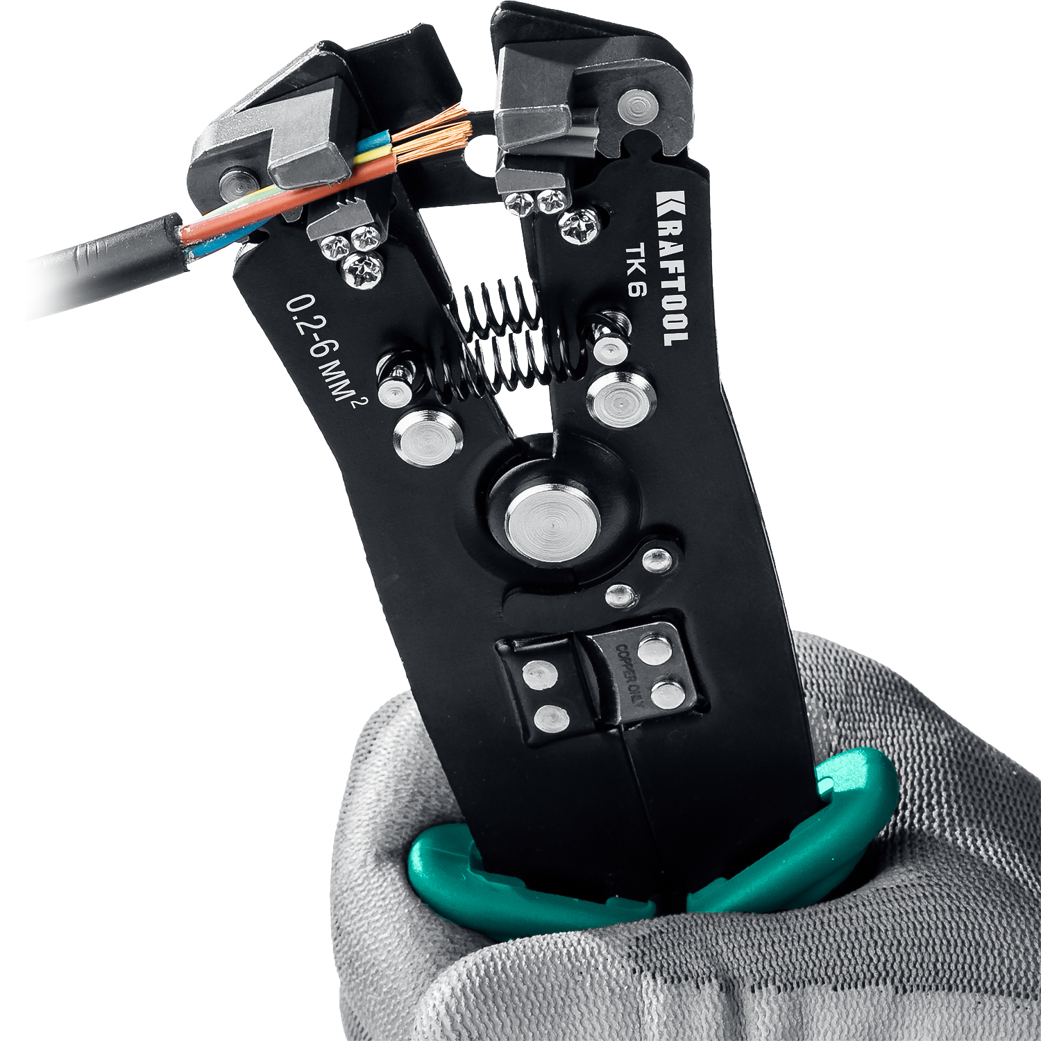 KRAFTOOL TK-6, 0.2 - 6 мм2, автоматический стриппер (22635)