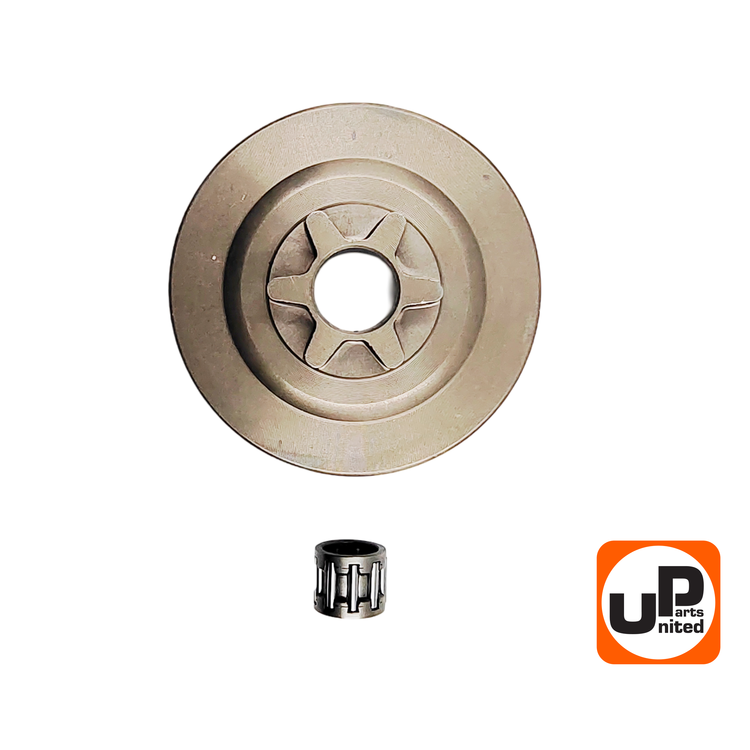 Барабан-зв. UNITED PARTS 3/8"-6T для HUSQVARNA 235/236/240, PARTNER 350/351 с подшипником, шт
