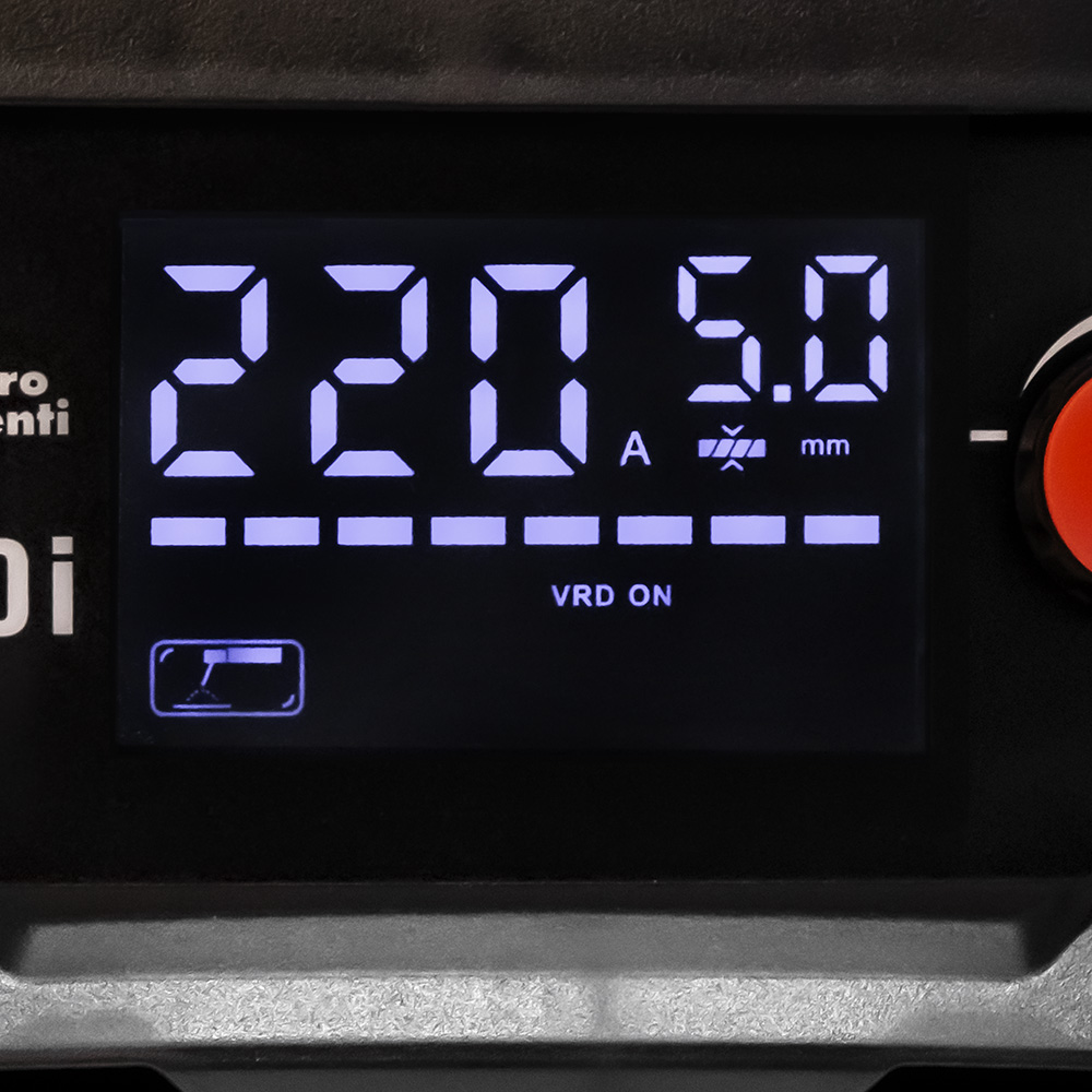 Аппарат электродной сварки QUATTRO ELEMENTI B 220i (220 А, электроды до 5.0 мм, LED дисплей, TIG-Lift) (922-647), шт
