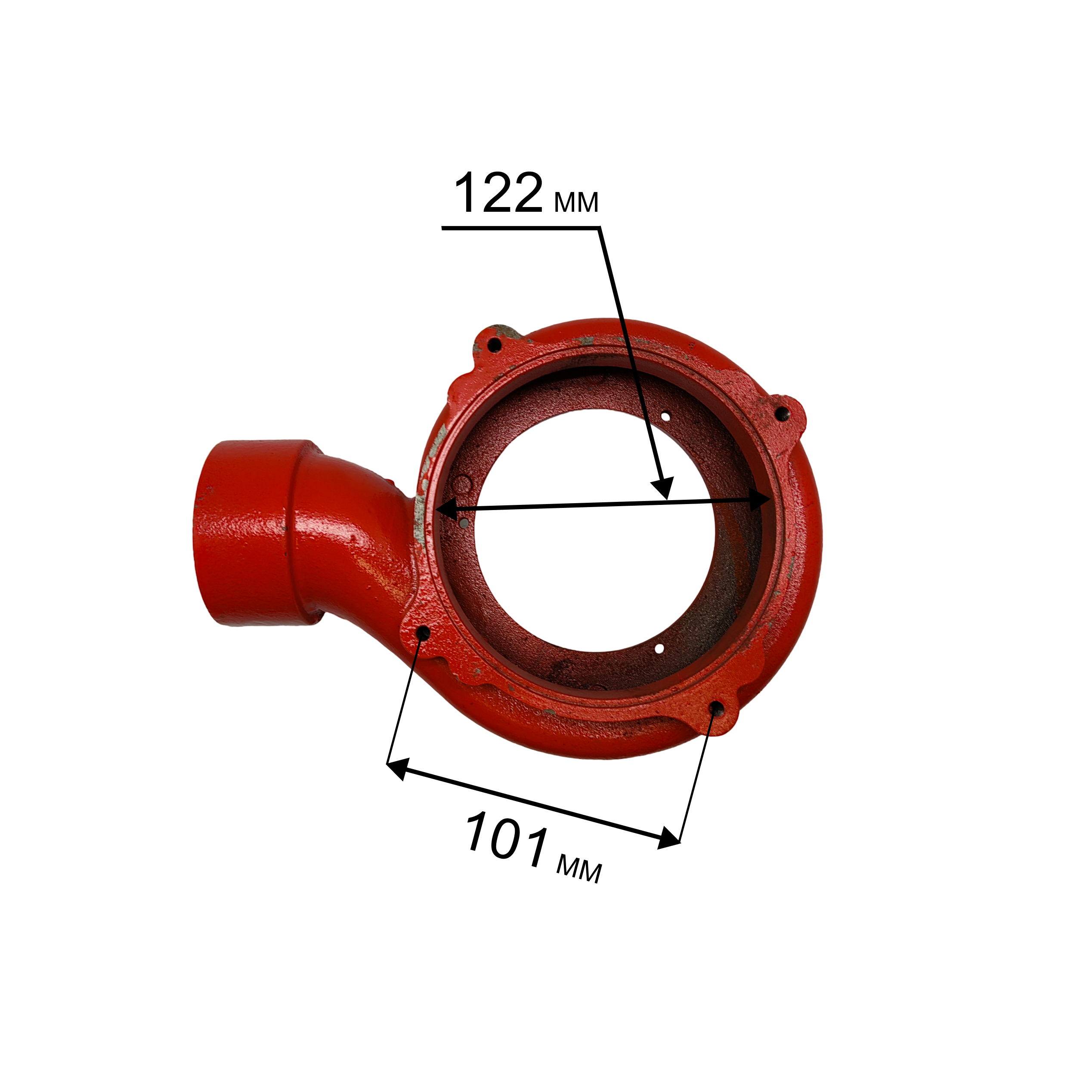 Корпус насоса водяного QUATTRO ELEMENTI Sewage 1100F Ci-Cut (645-297-145), шт