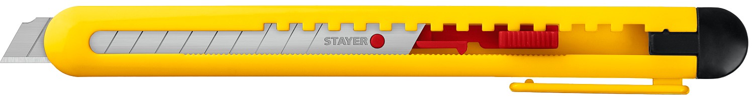 STAYER QUICK-9.9 мм, нож из АБС пластика (0901)