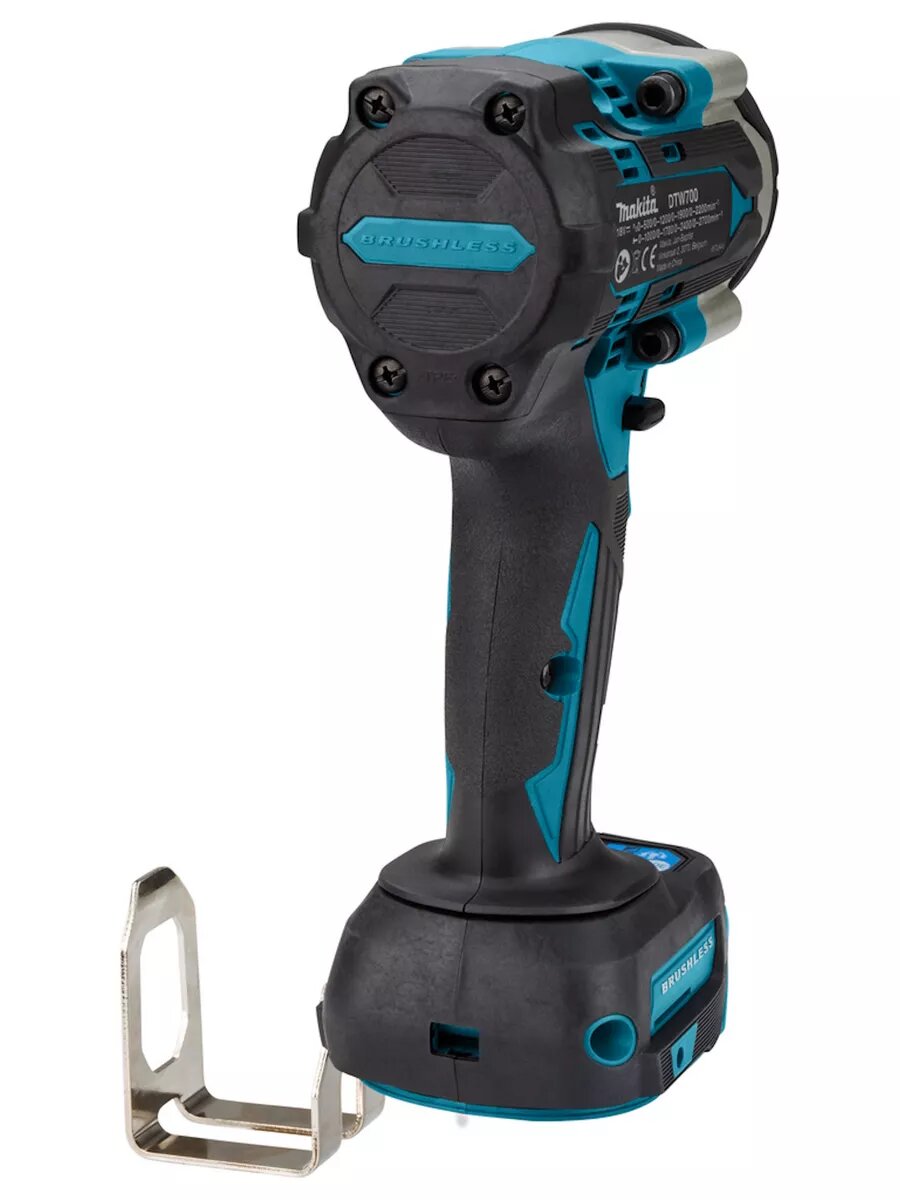 Гайковерт ударный аккумуляторный MAKITA DTW700Z LXT BL , б\щ, 18В,Li-ion,0-2700\0-2400\0-1700\0-1000\уд\м,700Нм,кв 1\2",2.7кг,кор,М10-М24,б, шт