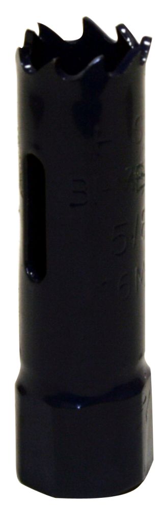 Коронка биметаллическая ПРАКТИКА  16 мм (5/8"), (1шт), клипса
