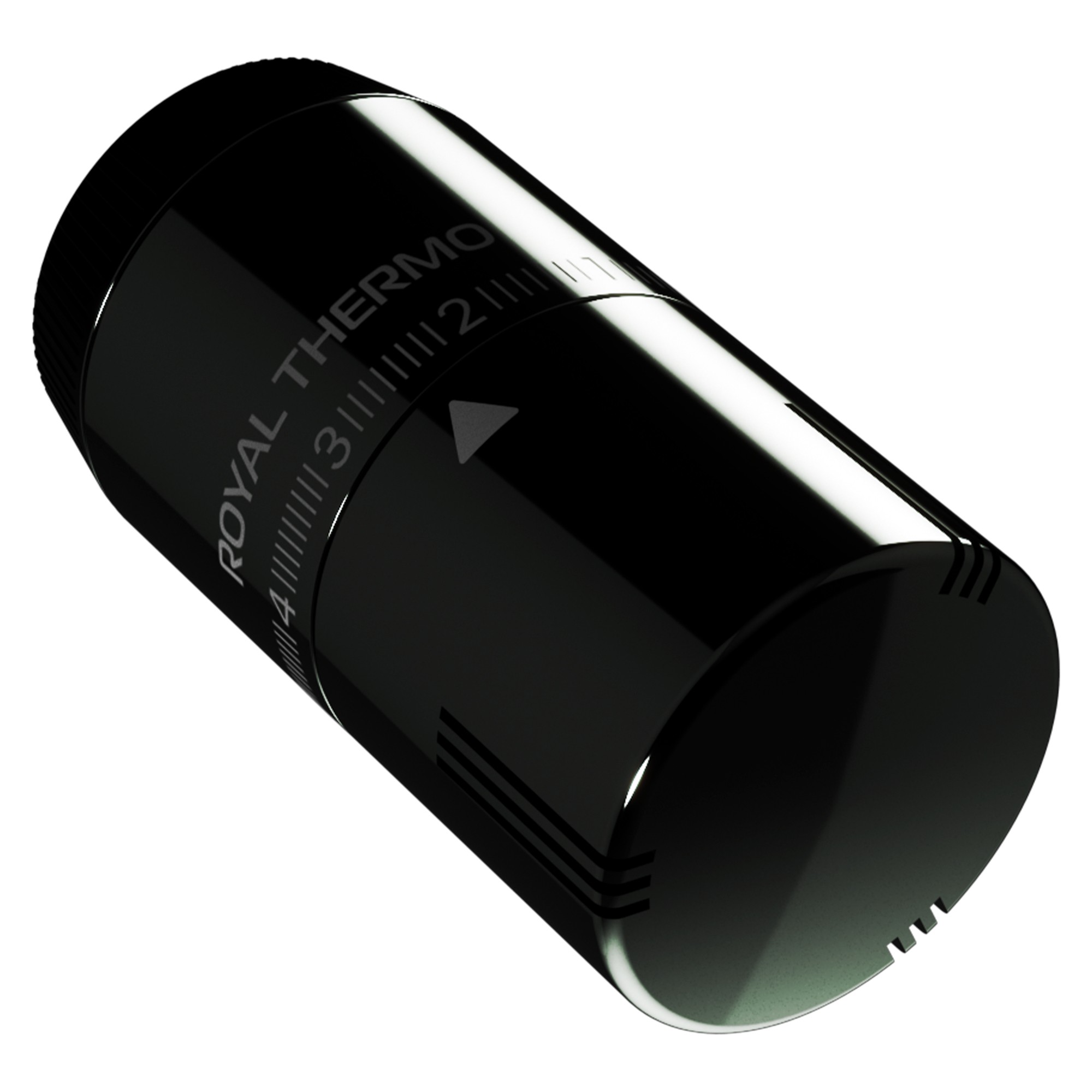 Термоголовка жидкостная Royal Thermo Design М30х1,5 (хром черный)