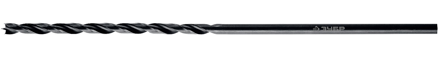 ЗУБР d 10 x 200/150 мм, М-образная заточка, спиральное сверло по дереву, Профессионал (29421-200-10)