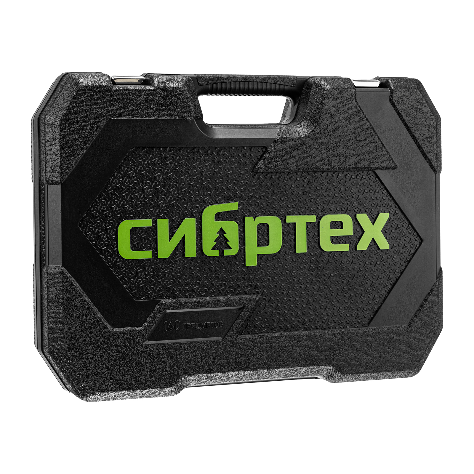 Набор инструментов, 1/2", 3/8", 1/4", пластиковый кейс 160 предм. Сибртех