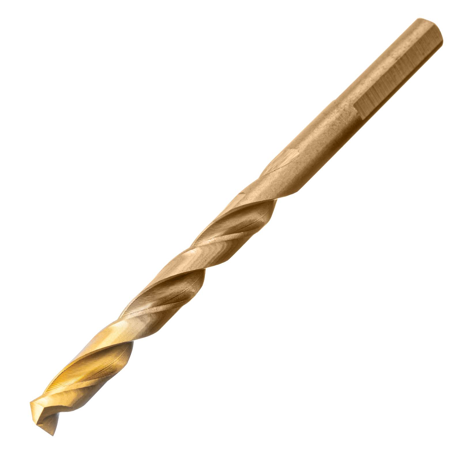 Набор сверл по металлу, 1,5-6,5мм, Р6М5К8-TiN, Golden Tip, 13 шт Denzel