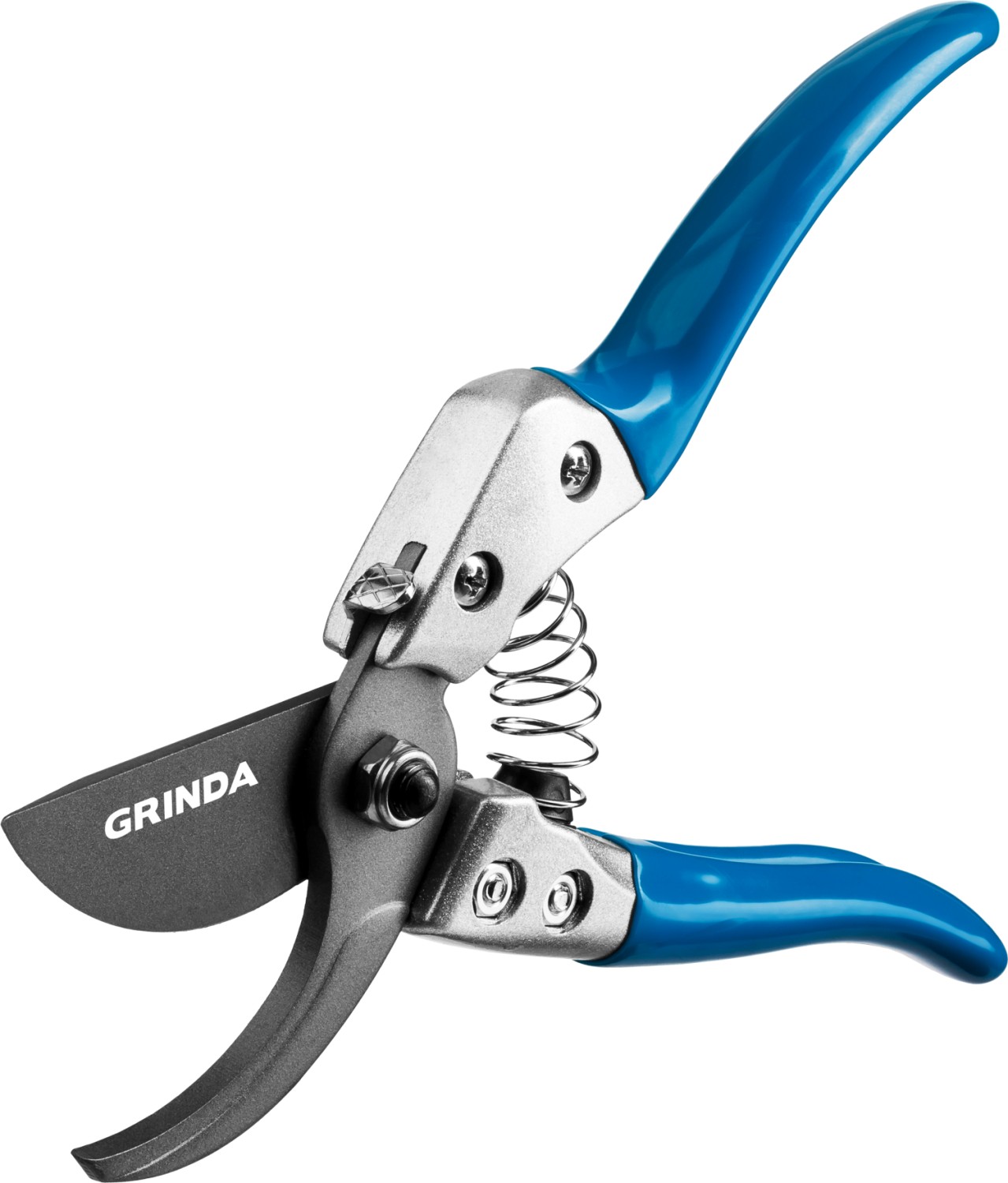GRINDA P-25, 200 мм, закаленная сталь, эргономичные алюминиевые рукоятки, виниловое покрытие, плоскостной секатор, PROLine (423425)