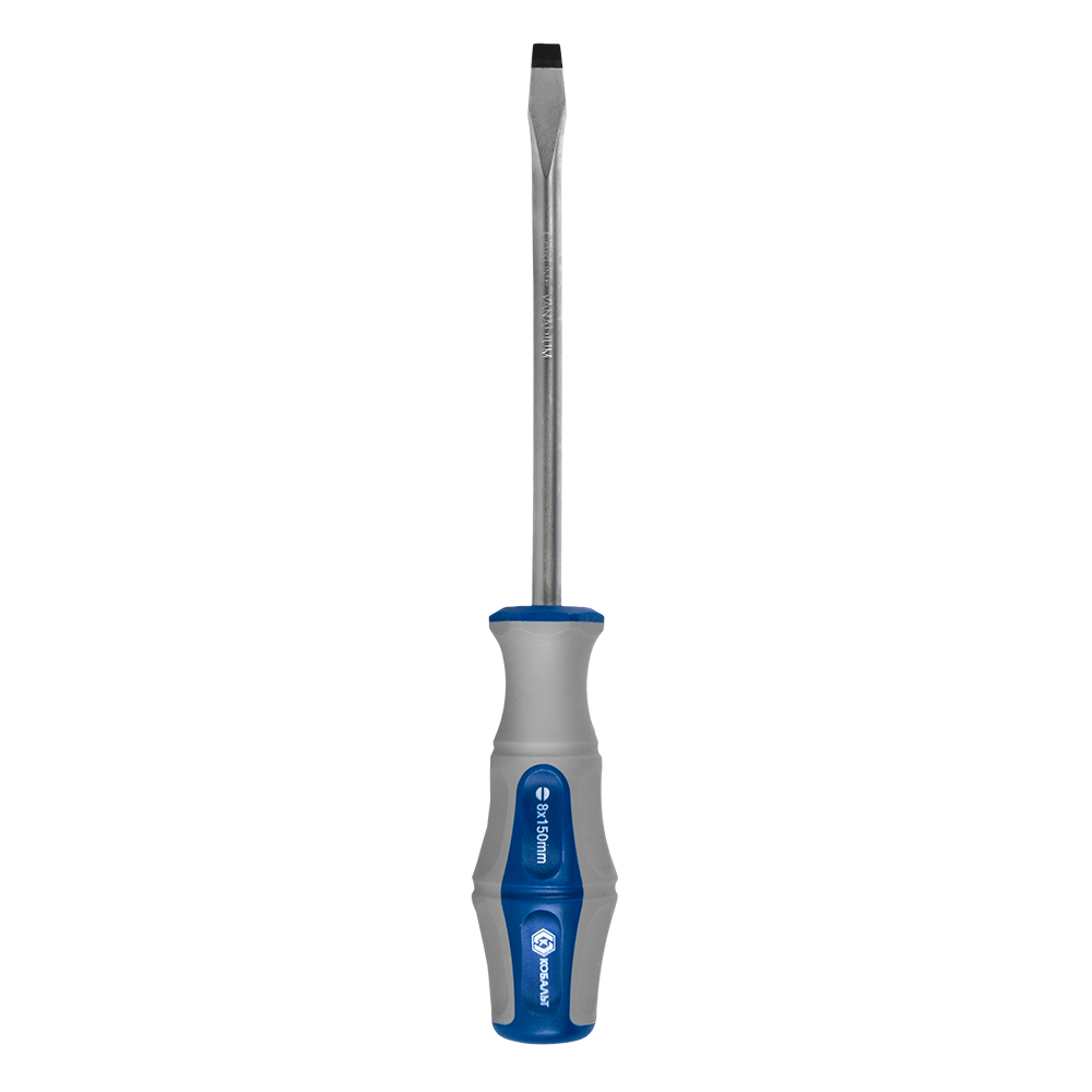 Отвёртка КОБАЛЬТ Ultra Grip SL 8,0 х 150 ммCR-V, двухкомпонентная рукоятка (1 шт.) подвес