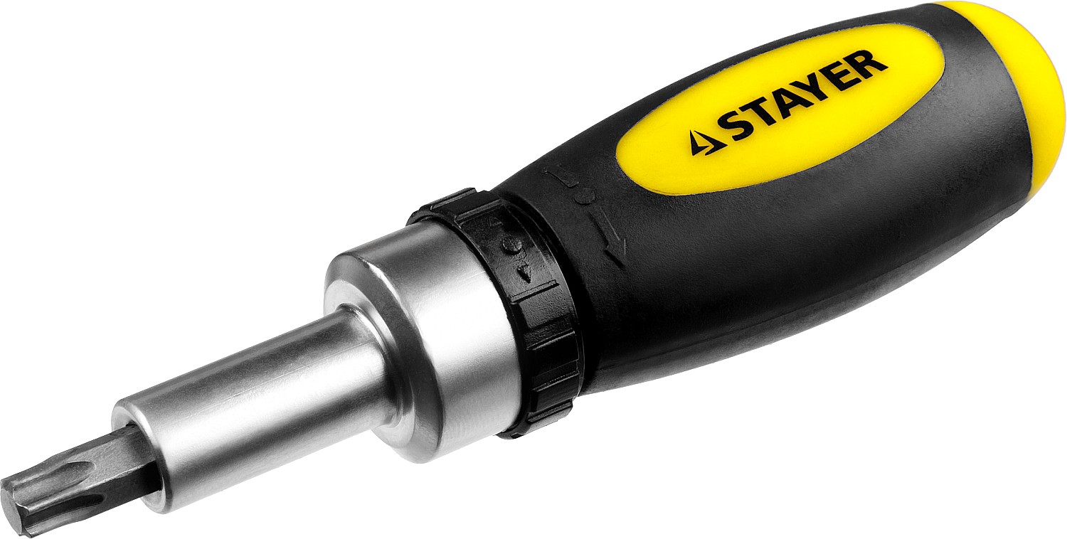 STAYER Compact-38, 38 предм., реверсивная отвертка с насадками (2557-H38)