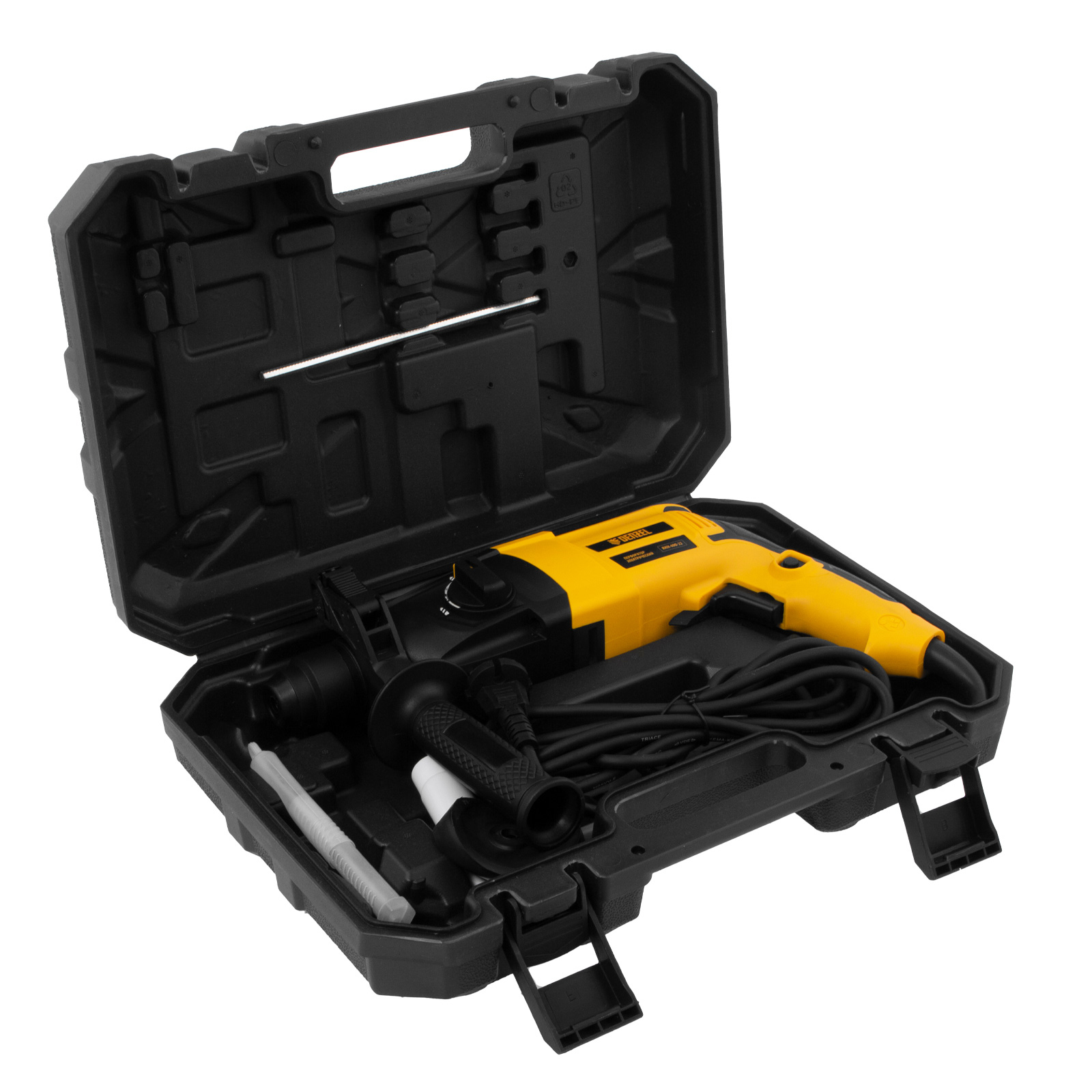 Перфоратор электрический RHH-600-22, SDS-plus, 600 Вт, 2,5 Дж, 2 реж. Denzel