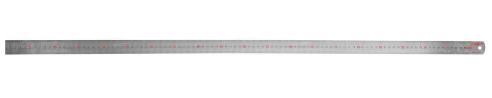 ЗУБР длина 1.0 м, усиленная нержавеющая линейка (34280-1.2-100)