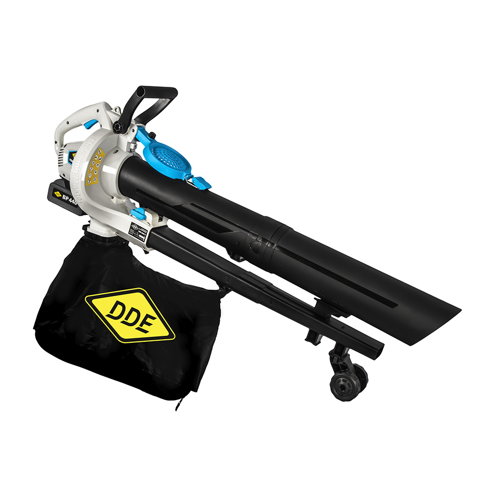 Воздуходув аккумуляторный DDE  BlueTech VBB 6040 S (600 м³/ч, 52 м/с, измельчитель, сборник, без ЗУ и АКБ), шт
