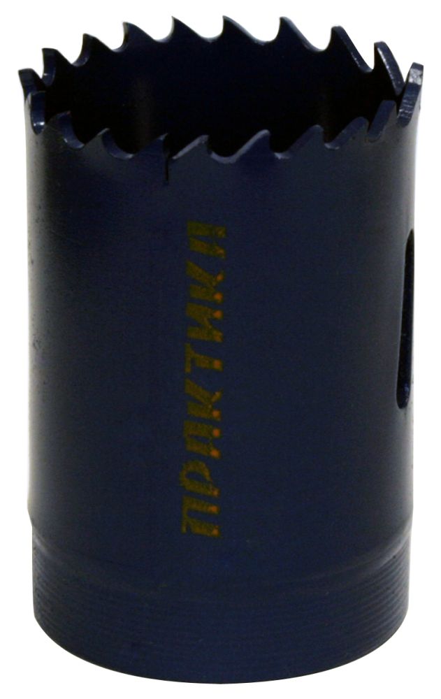 Коронка биметаллическая ПРАКТИКА  35 мм (1 3/8"), (1шт), клипса