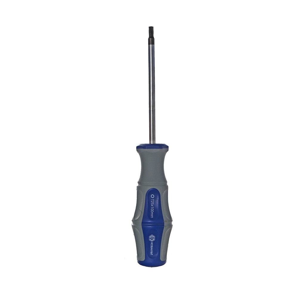 Отвертка с подвесом Torx Tamper-25х100 мм КОБАЛЬТ Ultra Grip CR-V 910-065